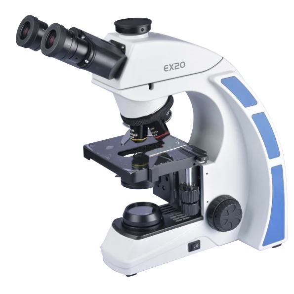 Microscopio biológico Trinocular planacromático ocular 4X-10X-20X-40X a 100X - cabezal Siedentopf. Mod. EX20 Sunny Optical - Induslab