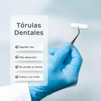 Algodón en Tórulas lisas 8mm. Insumos Dentales