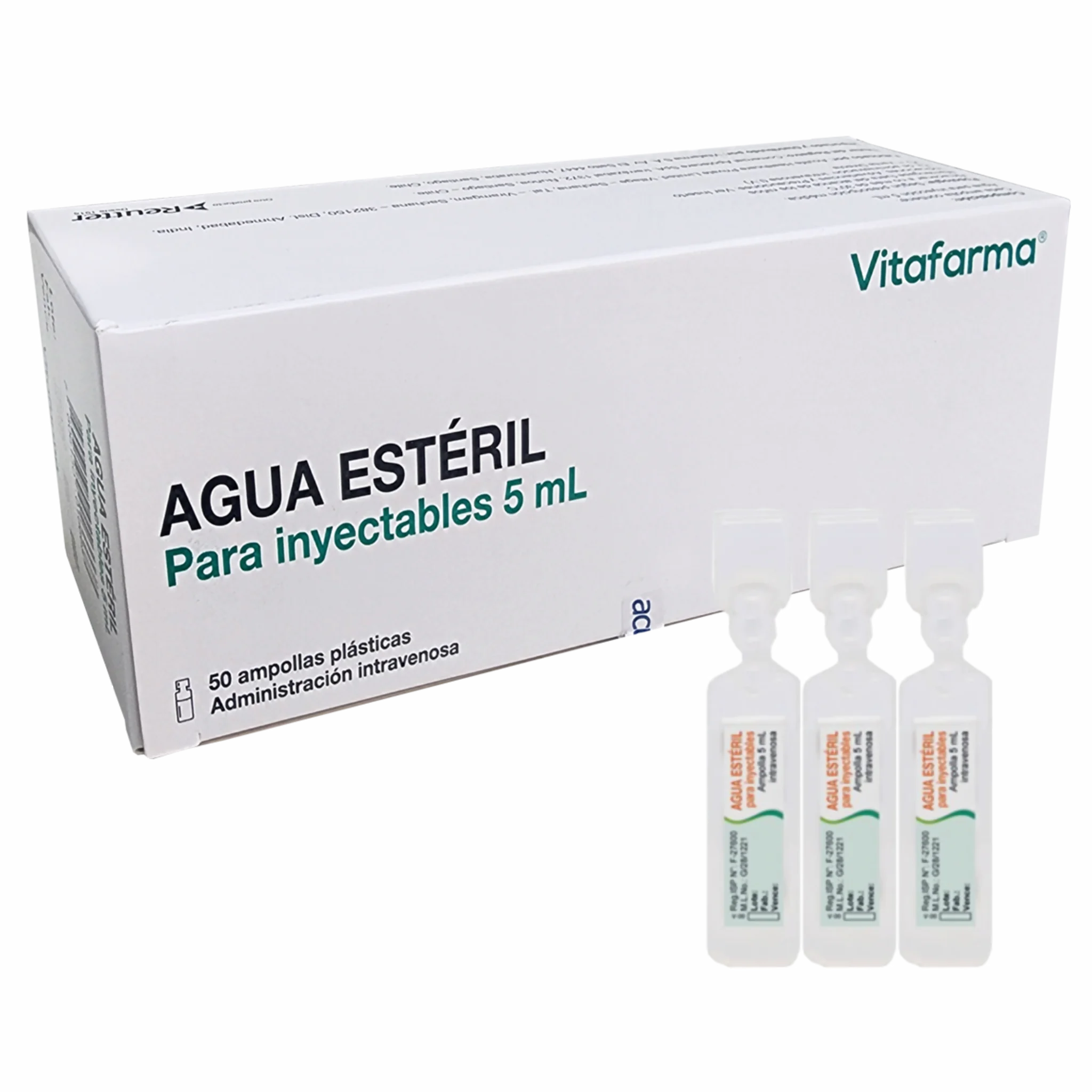 Agua Bidestilada en Ampollas – Insumos médicos seguros | IndusLab ...
