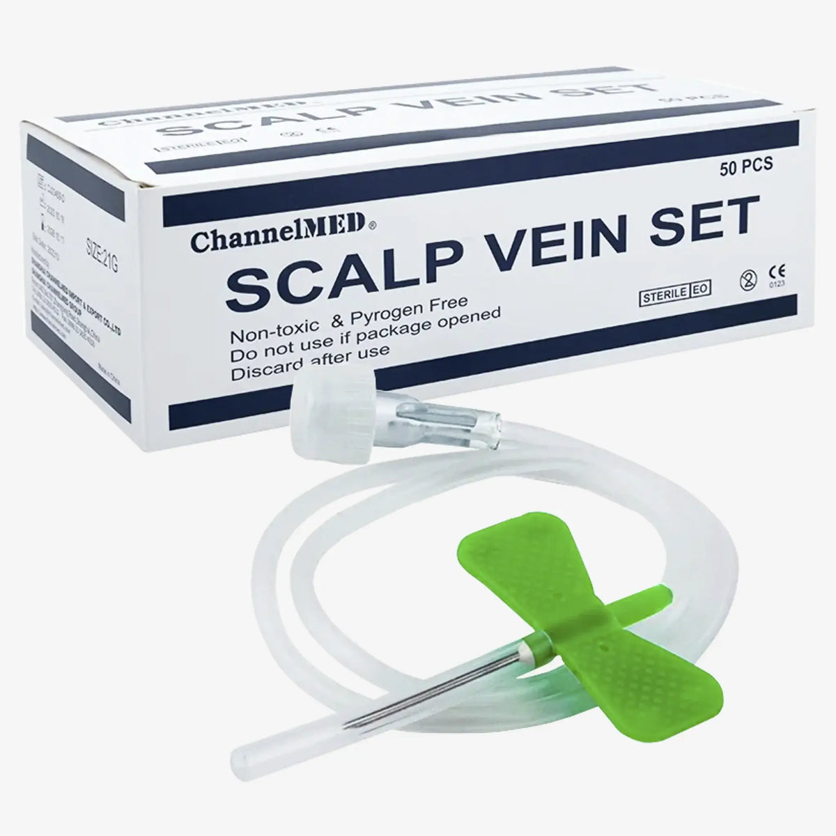 Aguja Mariposa Scalp Vein N°21G. Insumos Médicos