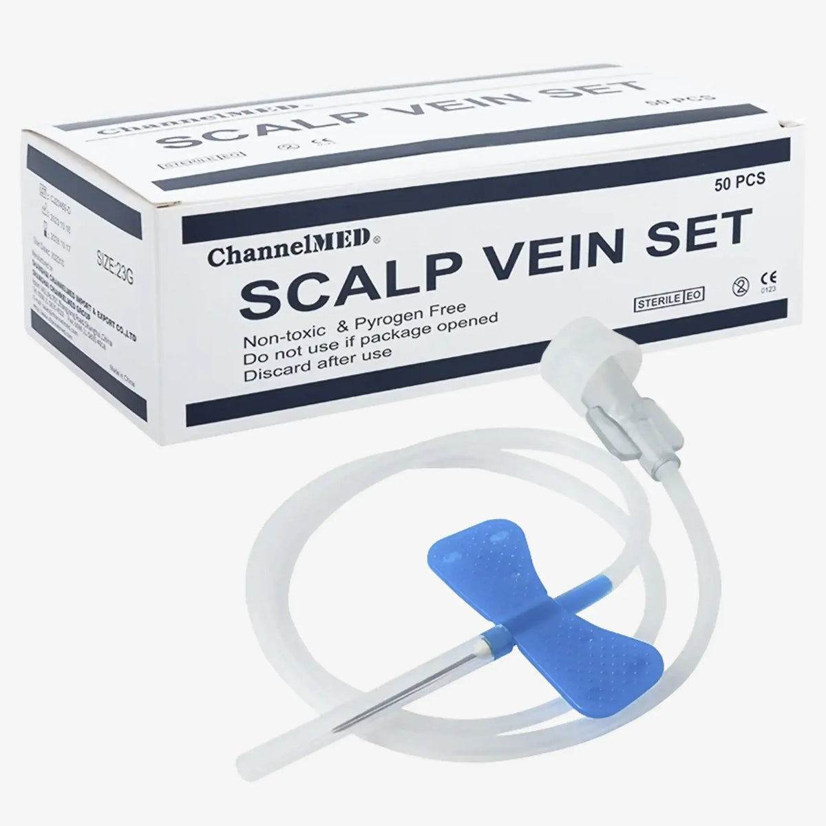 Aguja Mariposa Scalp Vein N°23G. Insumos Médicos