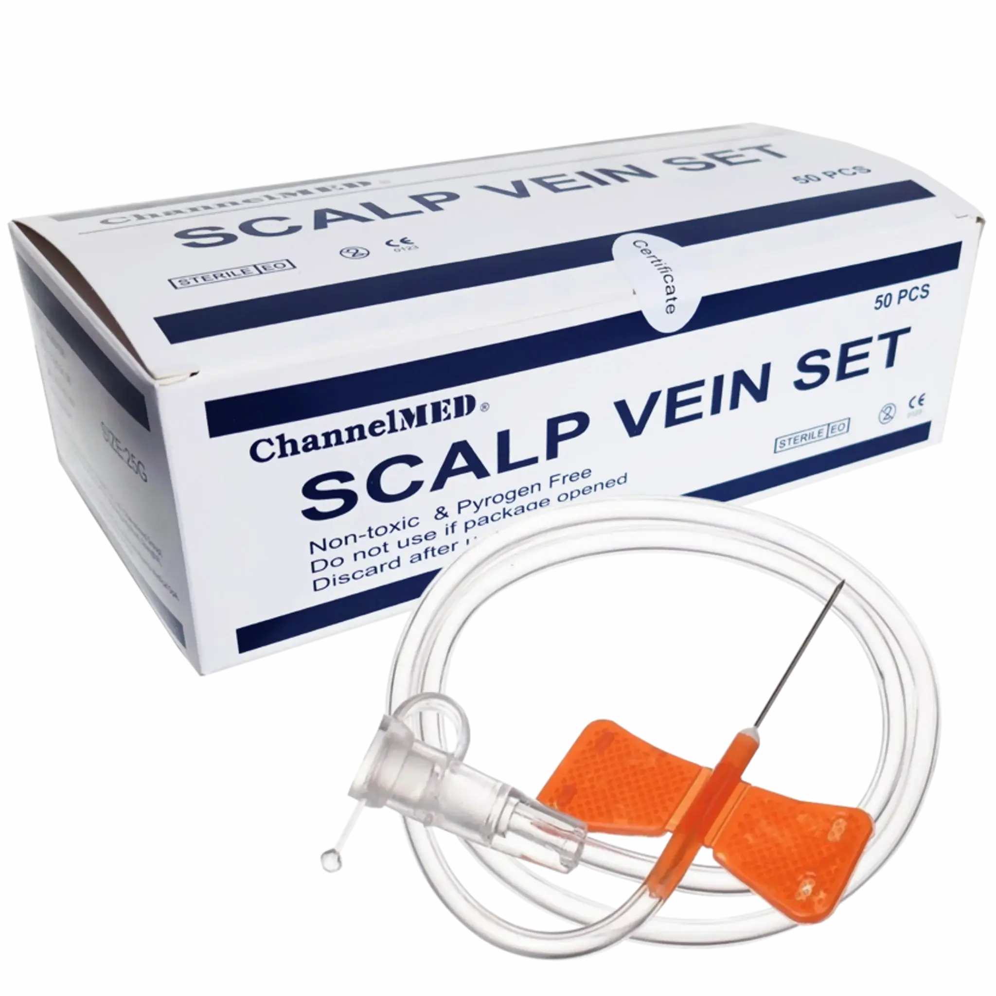 Aguja Mariposa Scalp Vein N°25G. Insumos Médicos