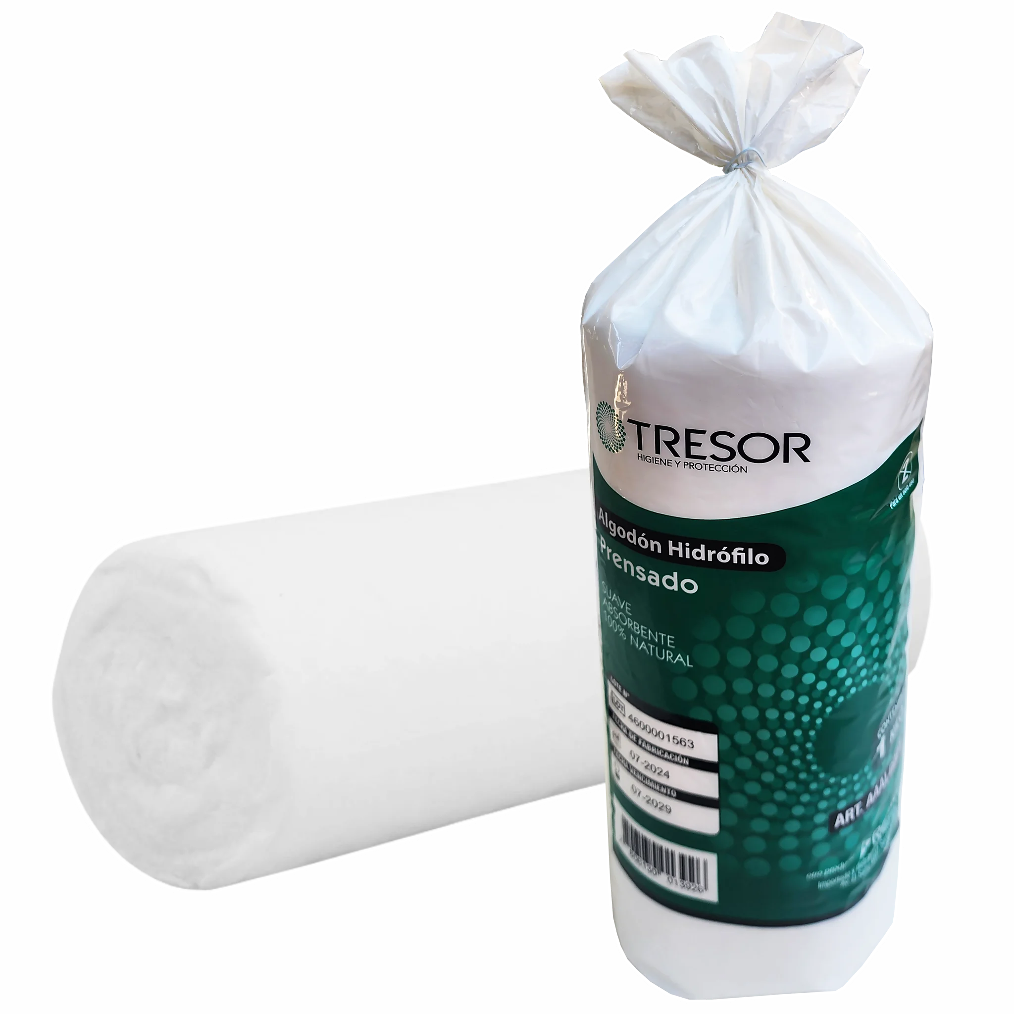 Algodón Hidrófilo Prensado. Insumos Médicos