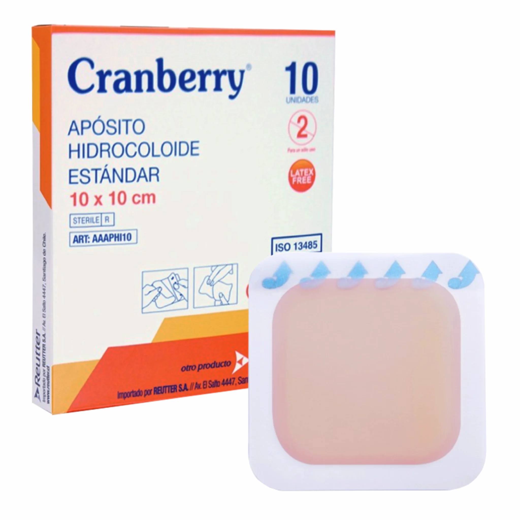 Apósito Hidrocoloide Fino 10x10cms. Insumos Médicos