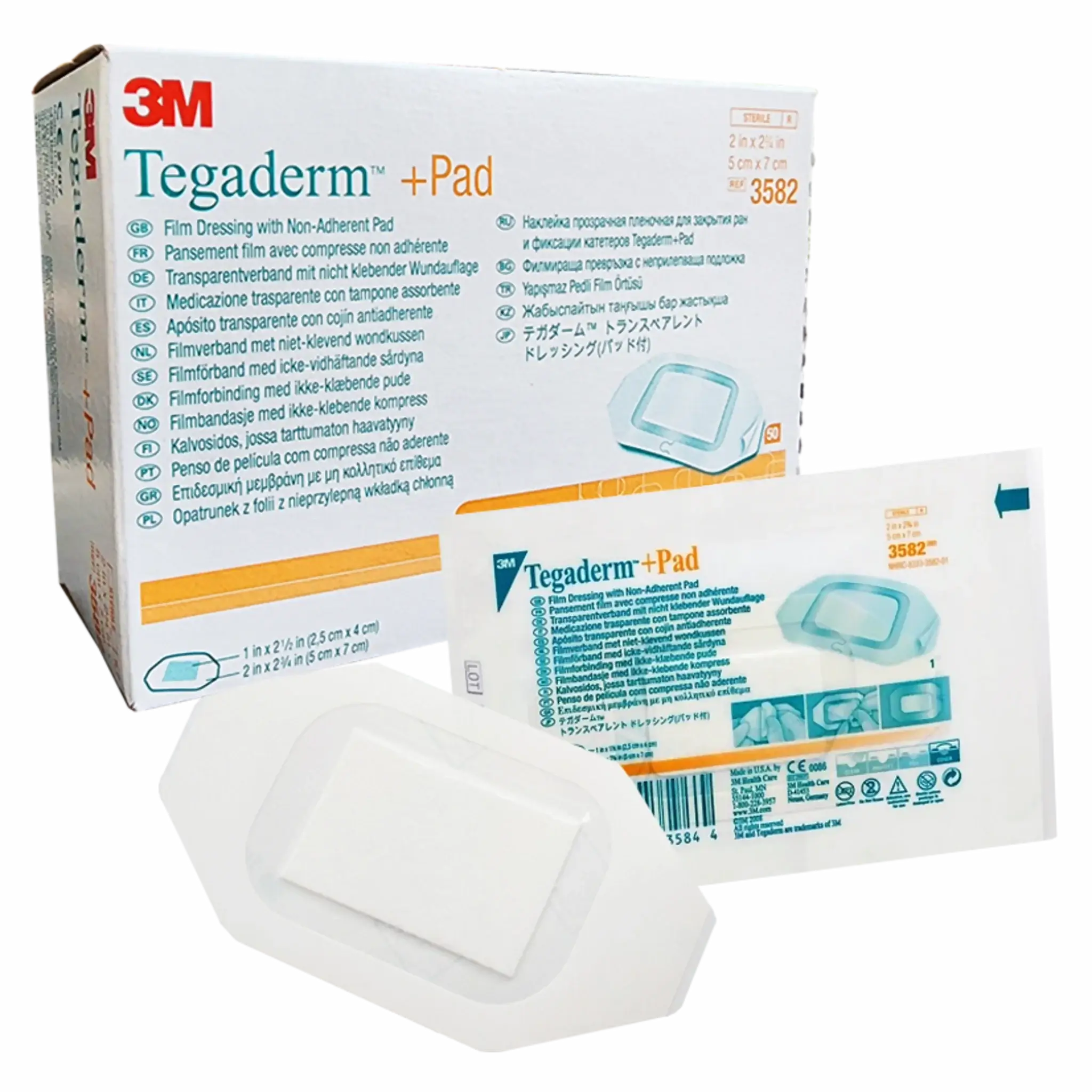 Apósito Tegaderm + Pad 5x7cms. Insumos Médicos