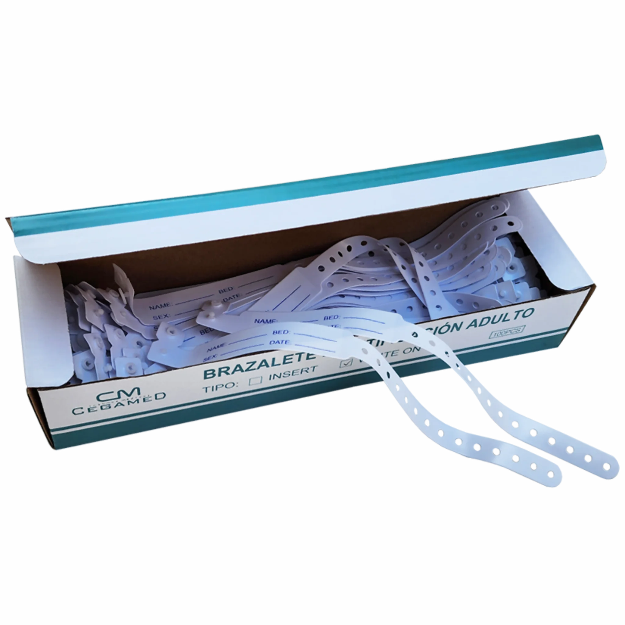 Brazalete Identificación adulto. Insumos Médicos