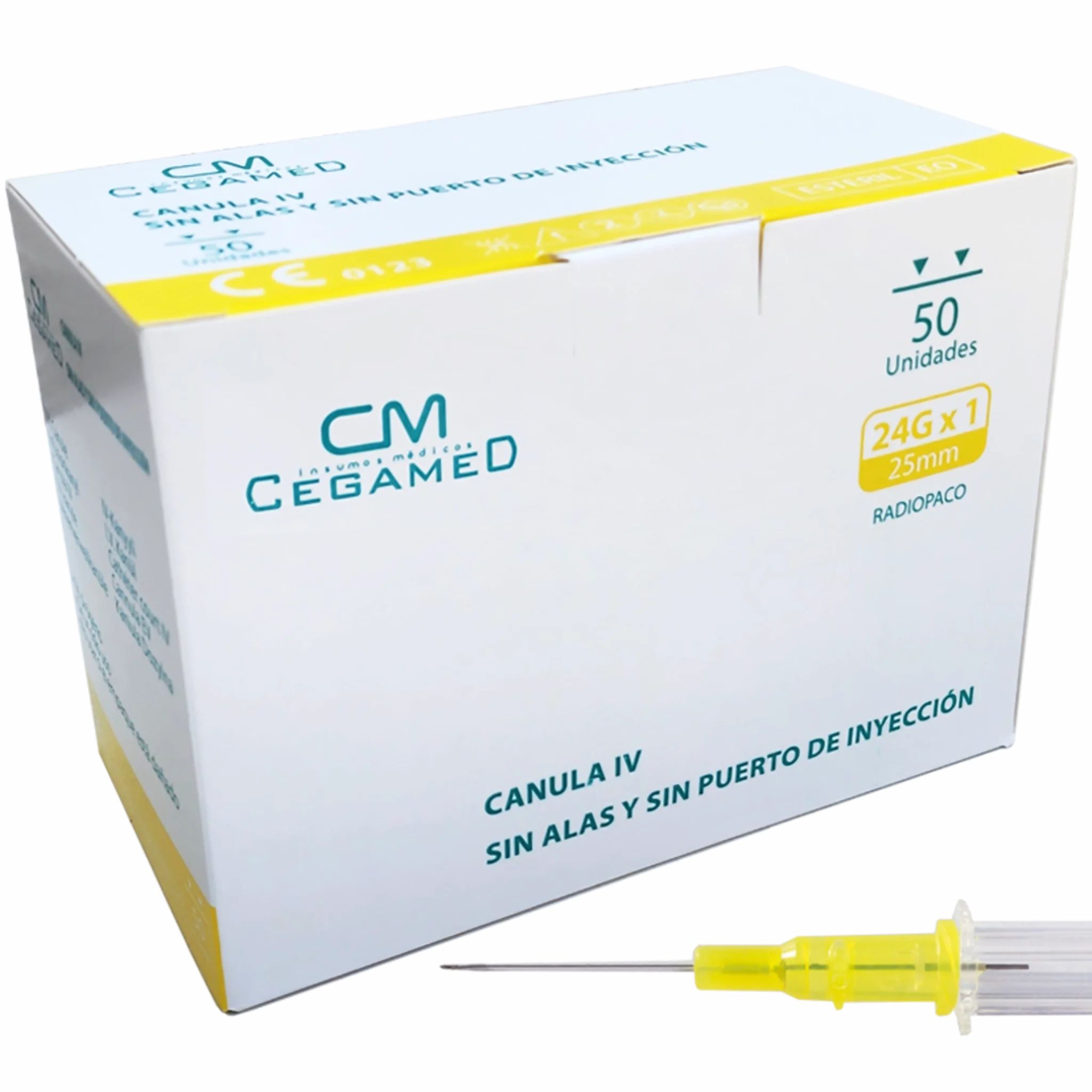 Catéter Intravenoso (Branula) N°24. Insumos Médicos