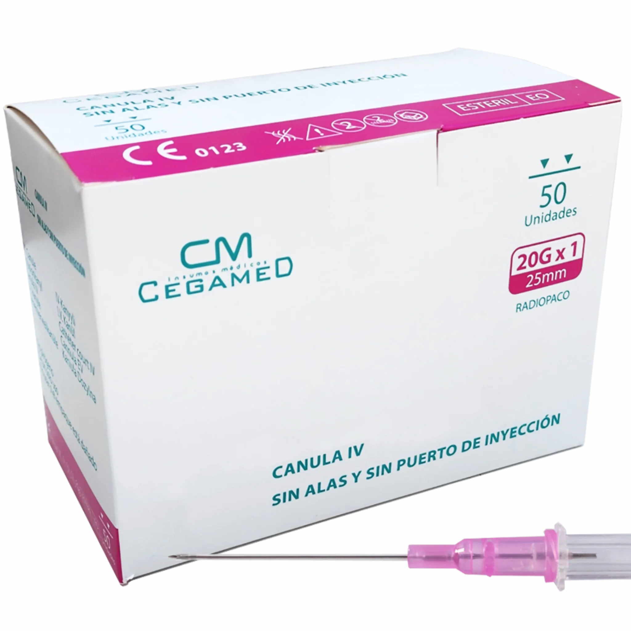 Catéter Intravenoso (Branula) N°20. Insumos Médicos