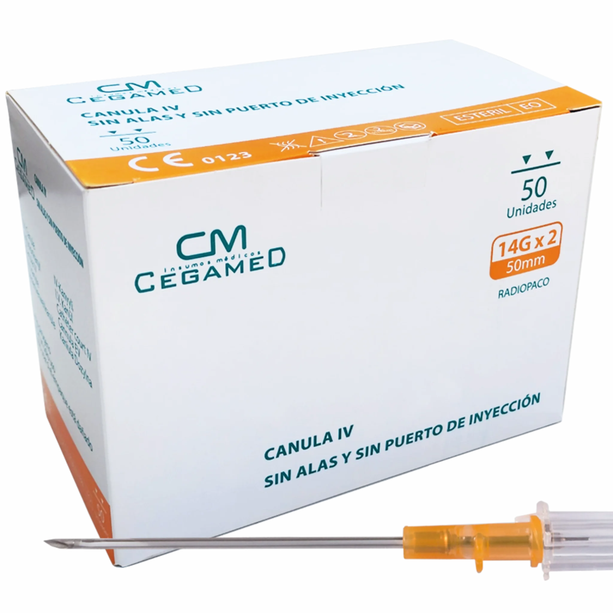 Catéter Intravenoso (Branula) N°14. Insumos Médicos