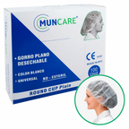 Gorros Clip blancos. Insumos Médicos