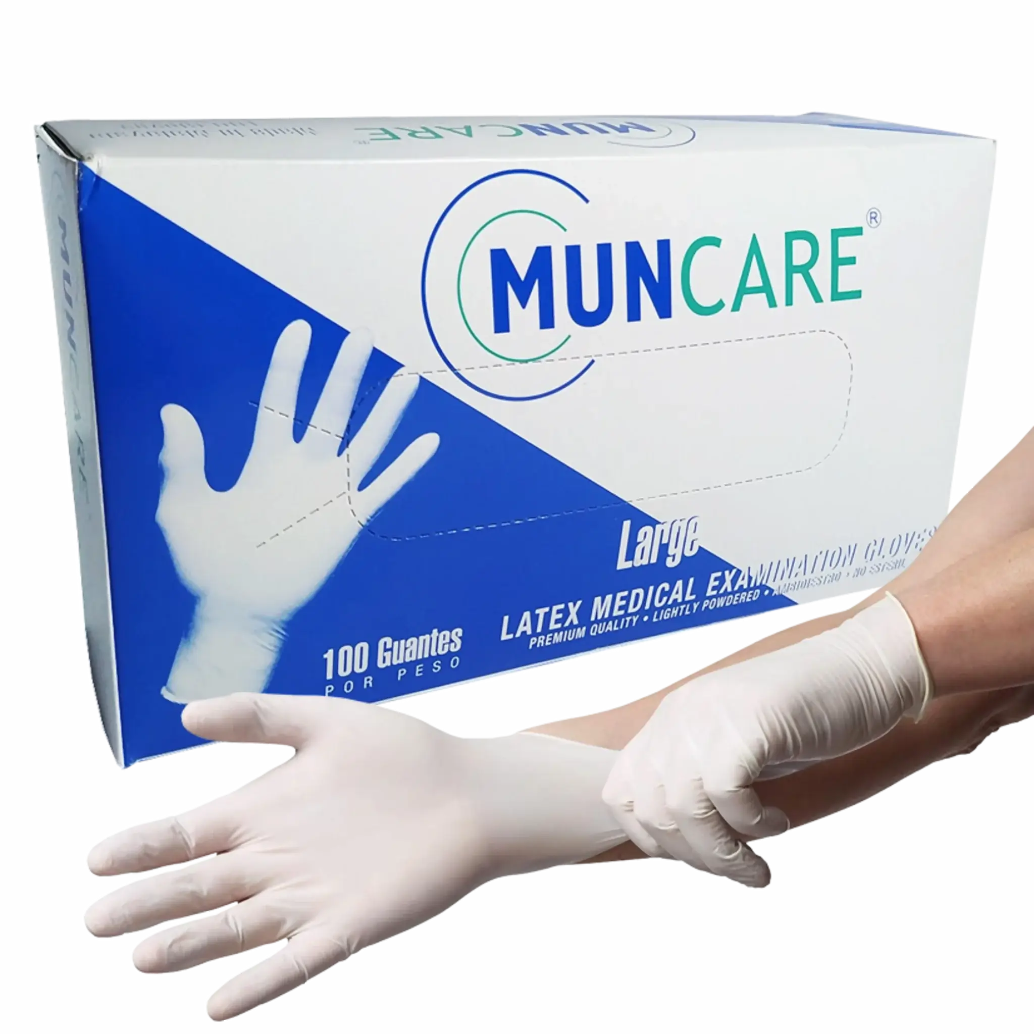 Guantes de Látex talla L. Insumos Médicos