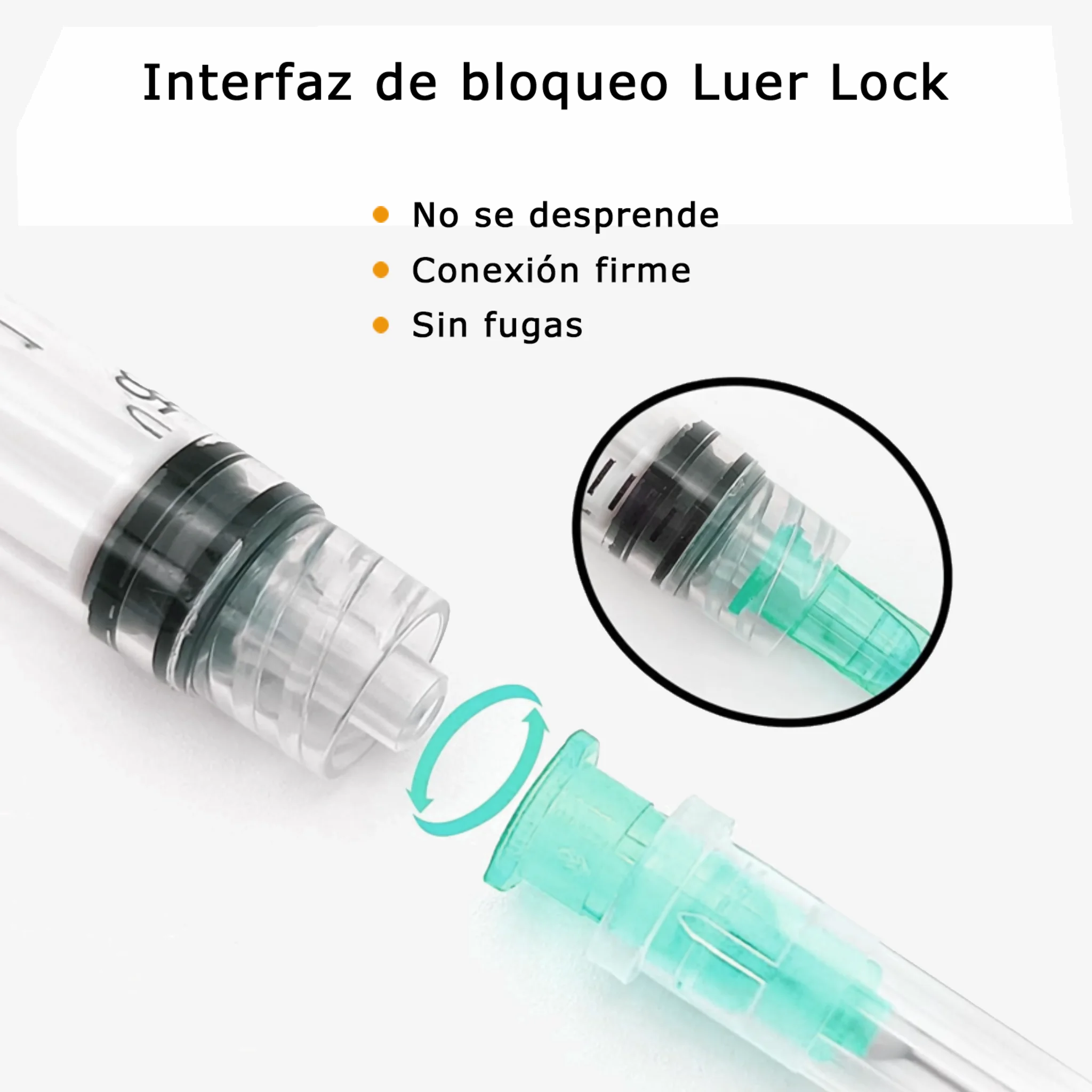 Jeringa Luer Lock. Insumos Médicos