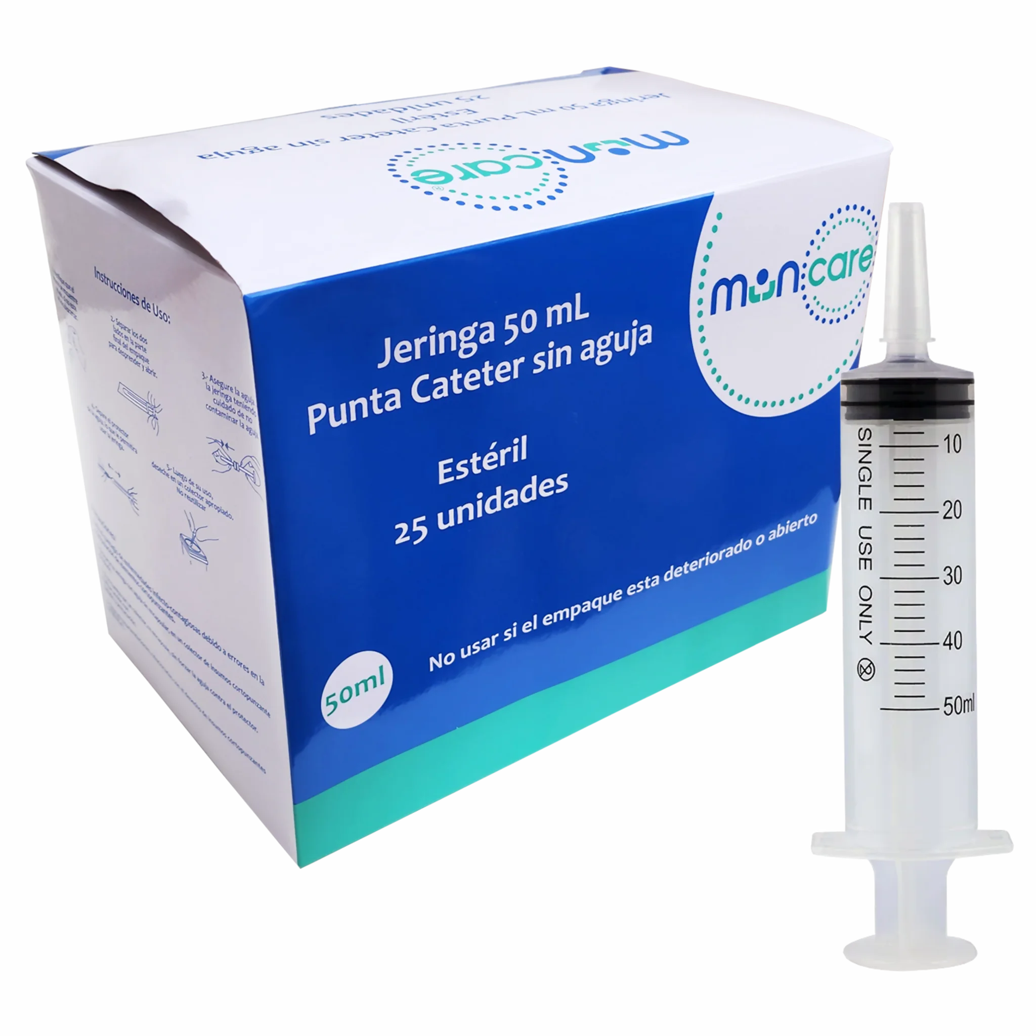 Jeringa 50-60cc. con Punta Cateter. Insumos Médicos