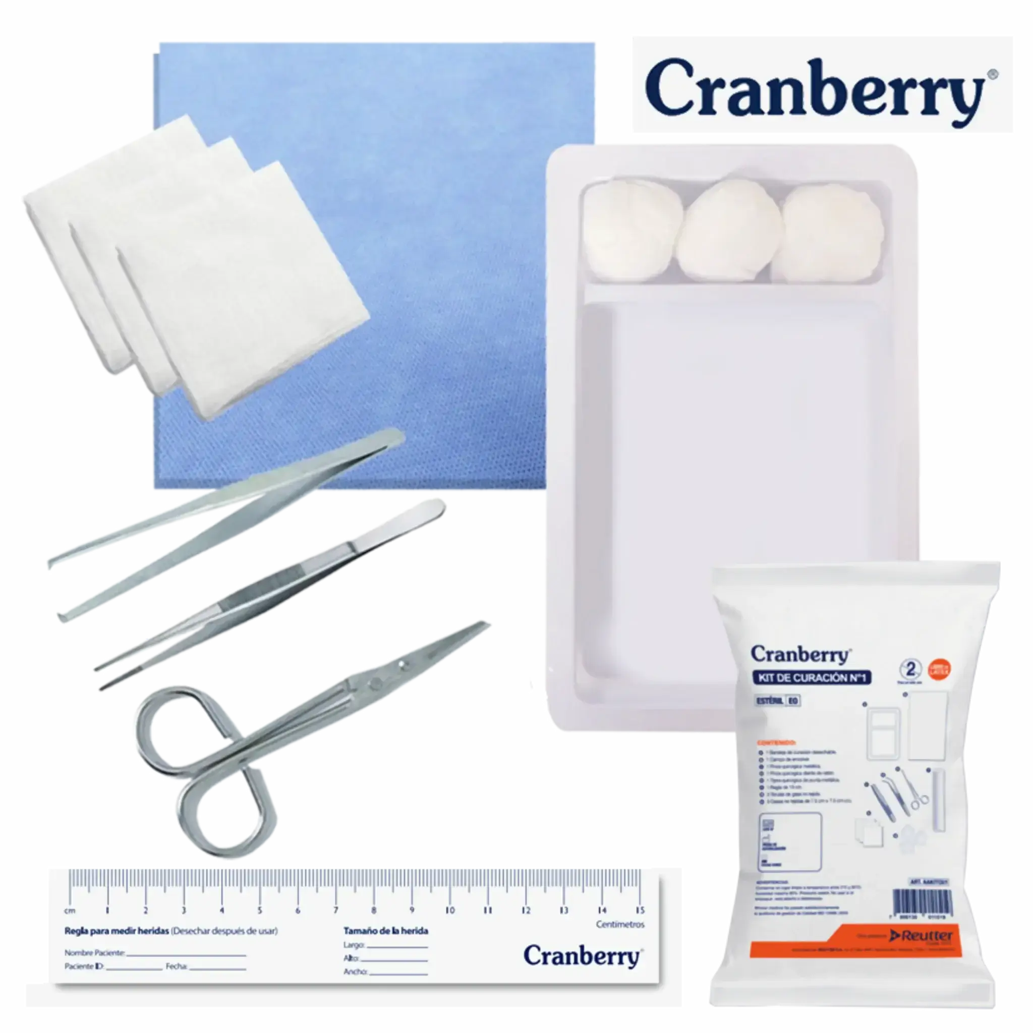Kit de Curación Estéril. Insumos Médicos