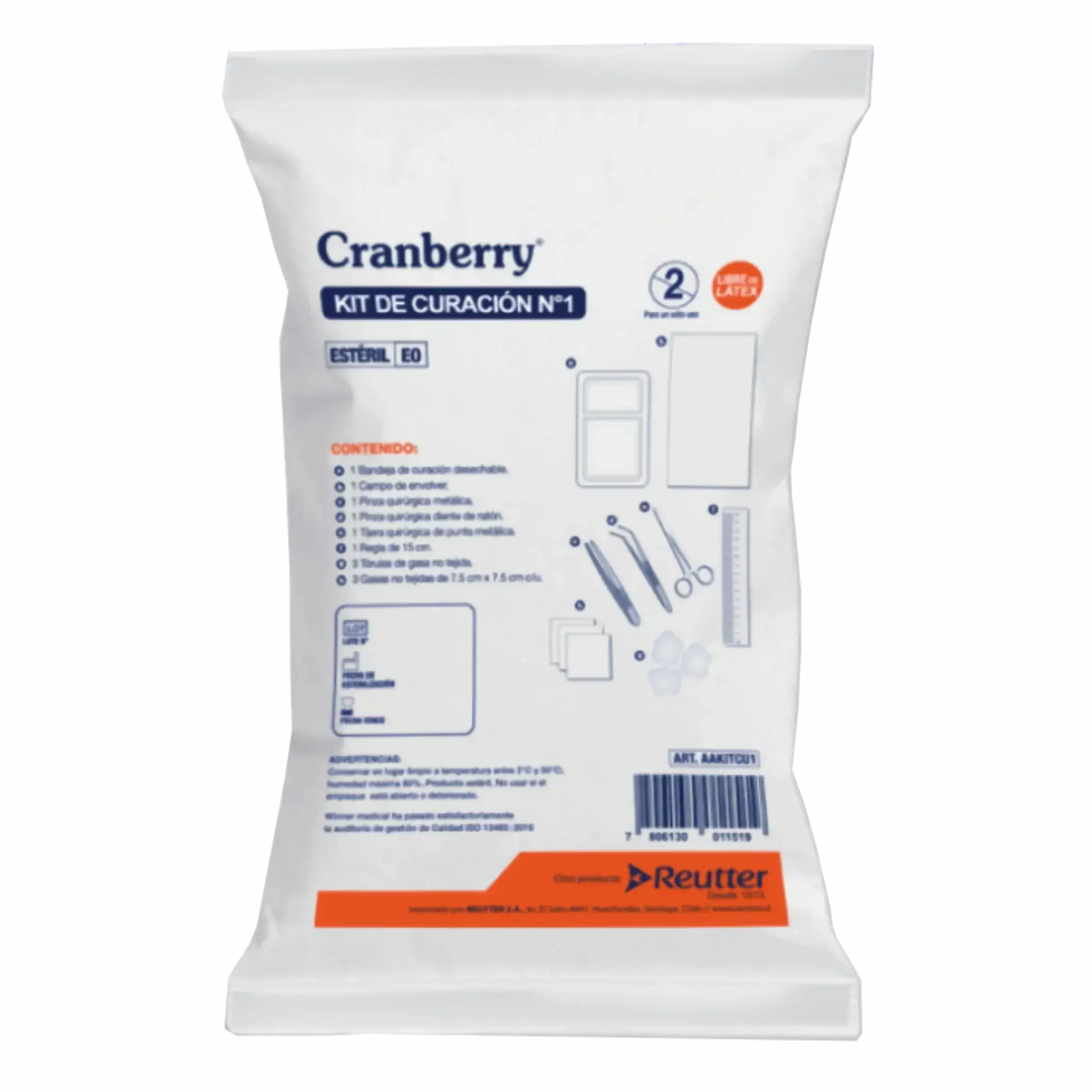 Kit de Curación Estéril. Insumos Médicos