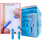 Lancetas Individuales para Lancetero Toma de Glicemia. Insumos Médicos