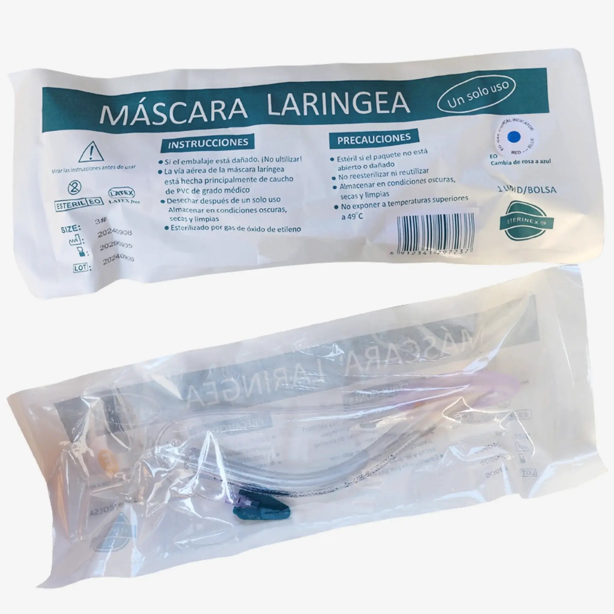 Máscara Laringea Desechable. Insumos Médicos