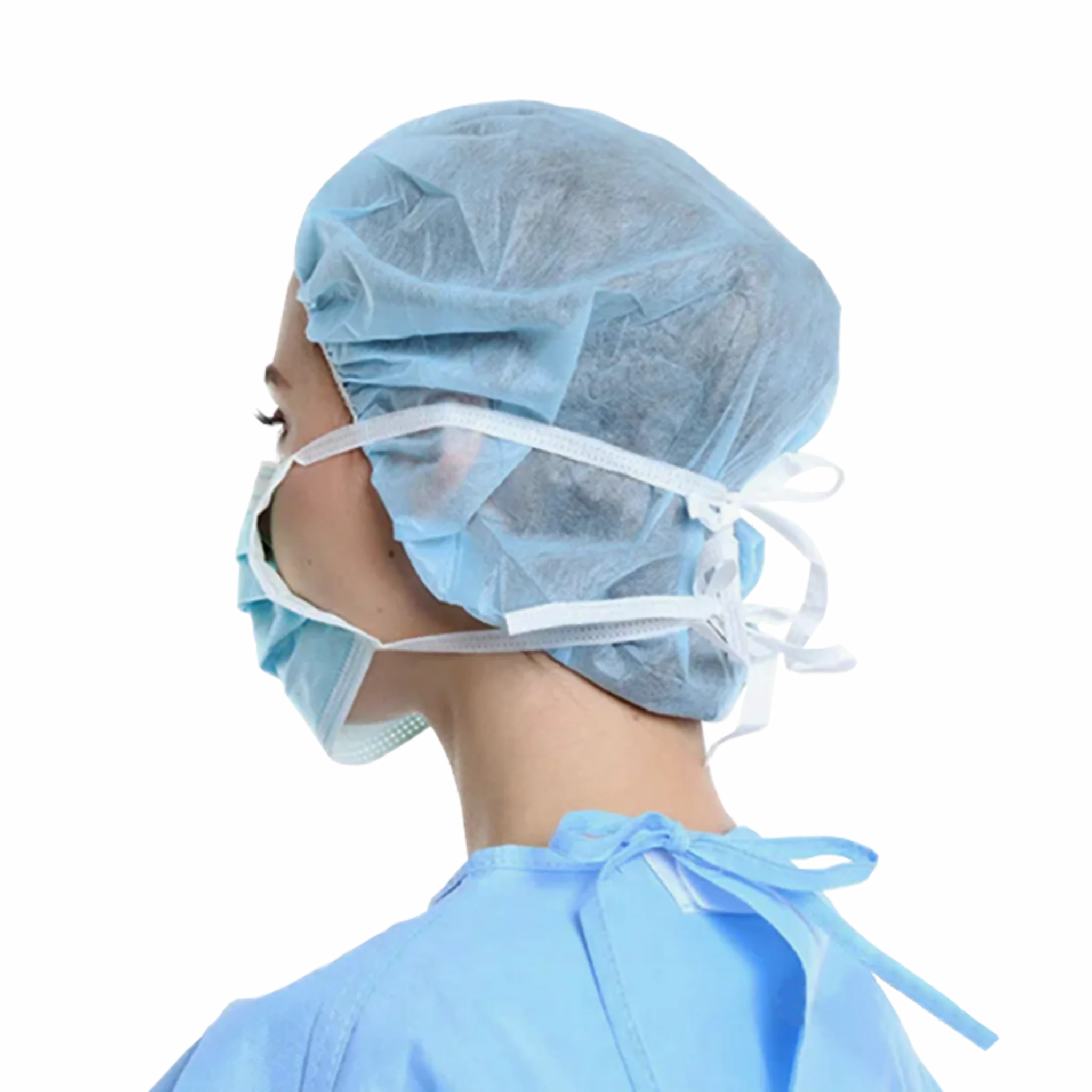 Mascarillas 3 Pliegues con Amarras. Insumos Médicos