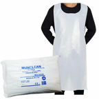 Pechera Polietileno Larga Blanca Sin Mangas. Insumos Médicos