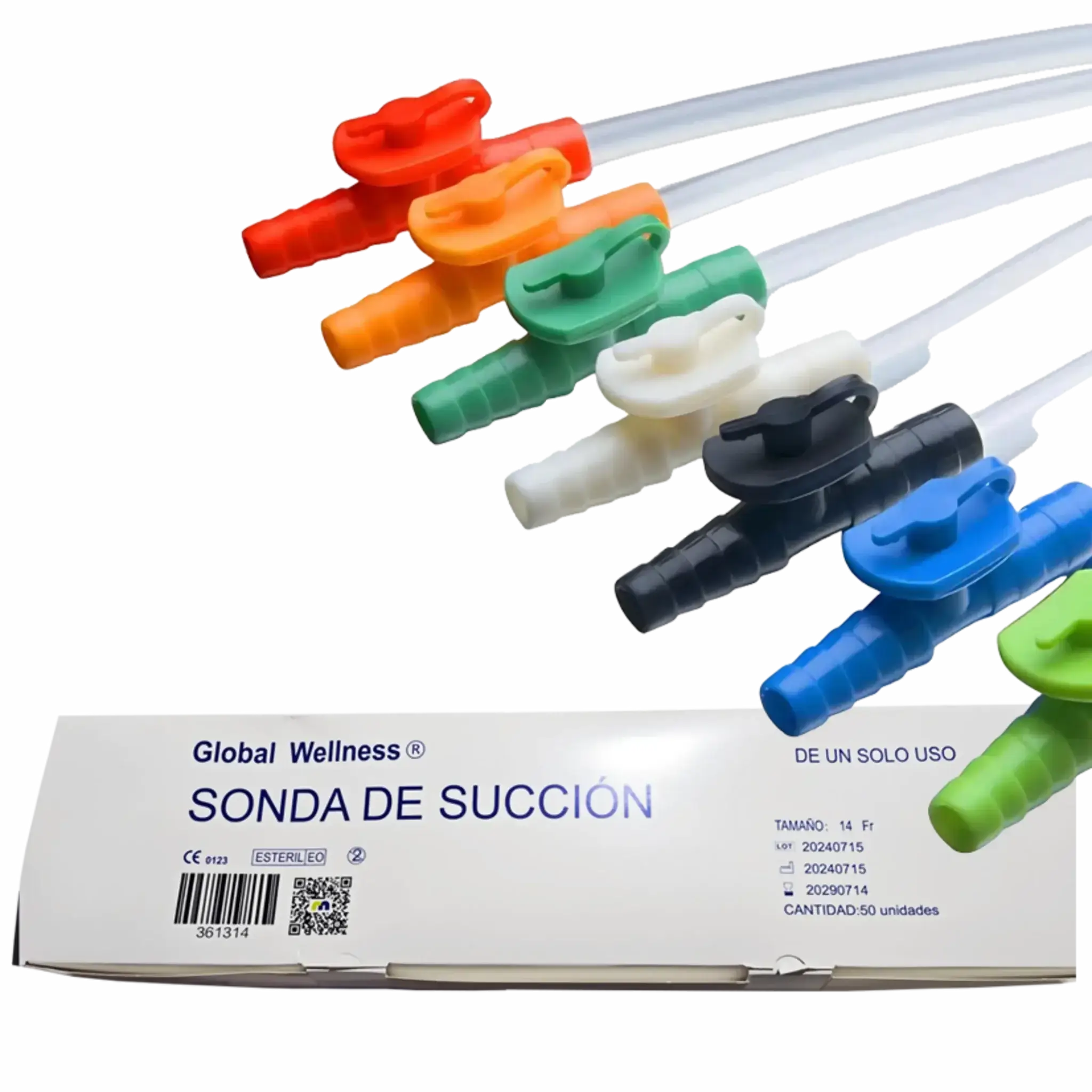 Sondas Aspiración Desechable Estéril. Insumos Médicos