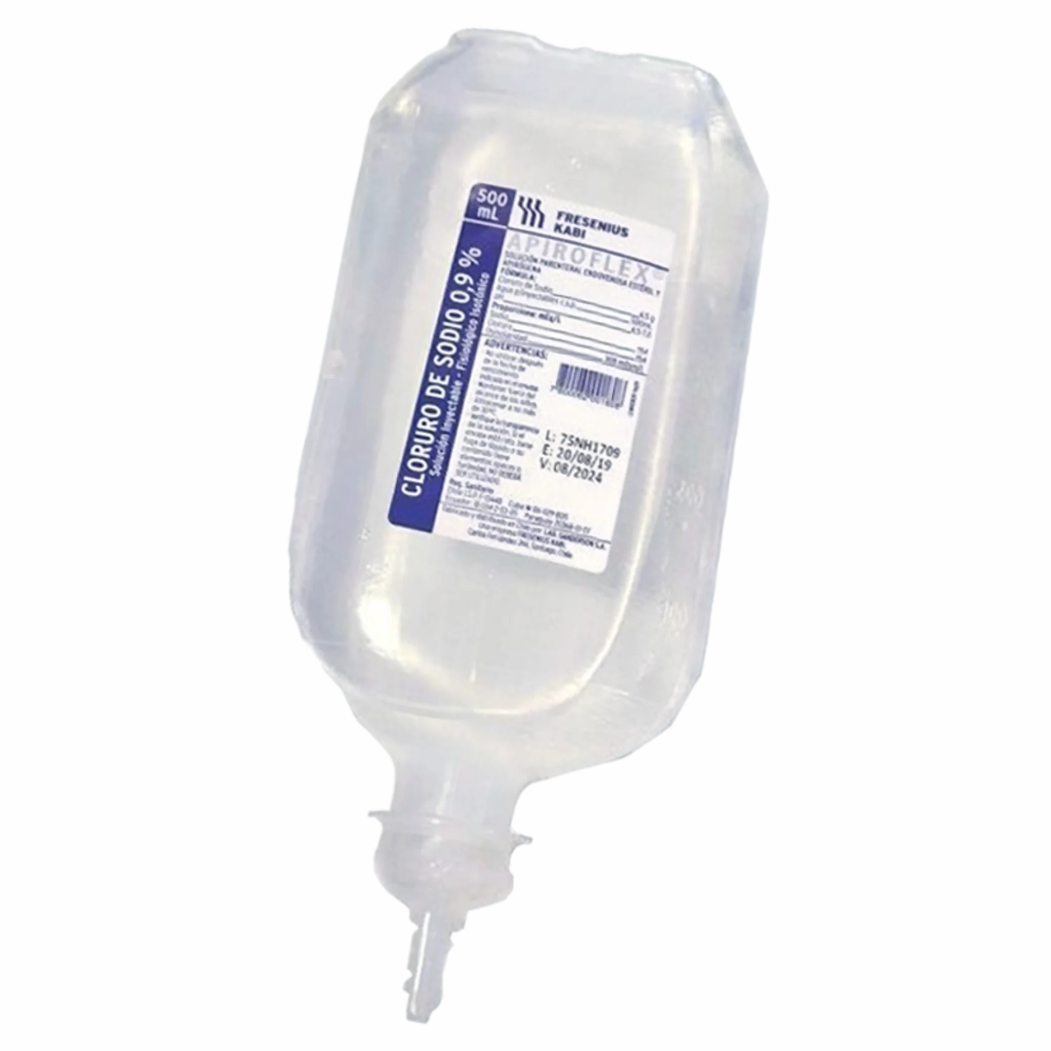Suero Fisiológico 500ml. Insumos Médicos