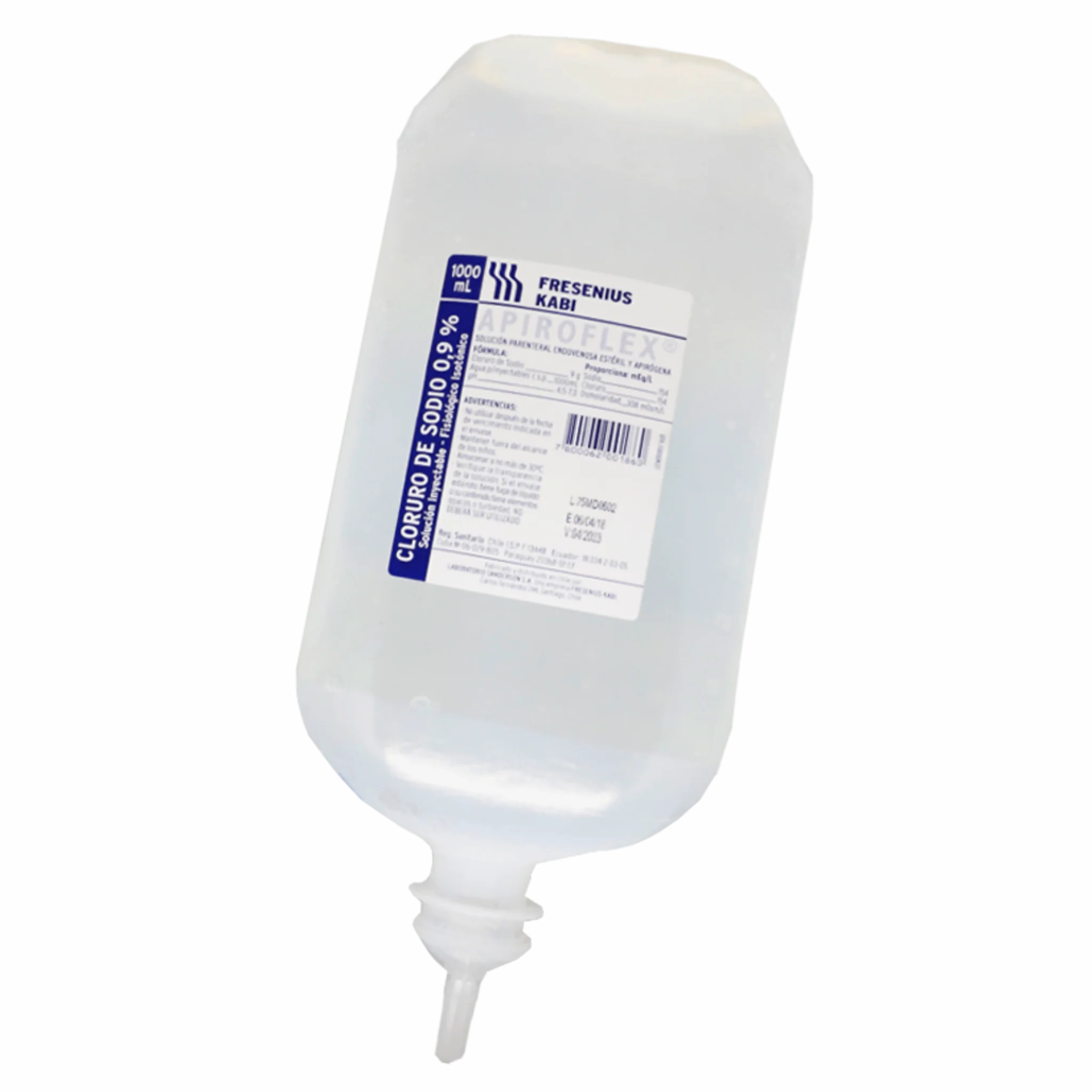Suero Fisiológico 1000ml. Insumos Médicos