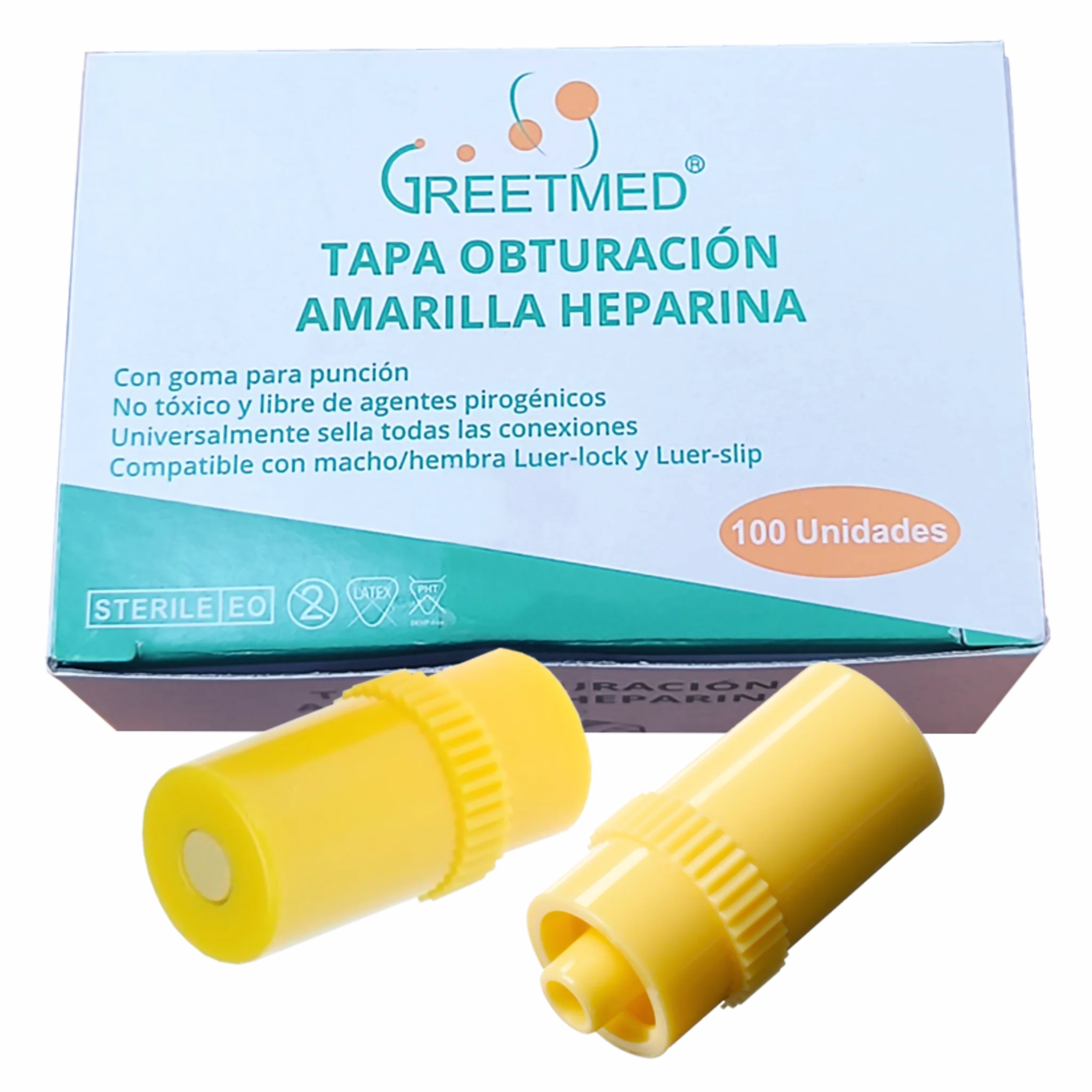 Tapa Amarilla Heparine. Insumos Médicos