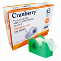 Tela Adhesiva de Papel 2.5cm. x 9.1mts. Cranberry. Insumos Médicos