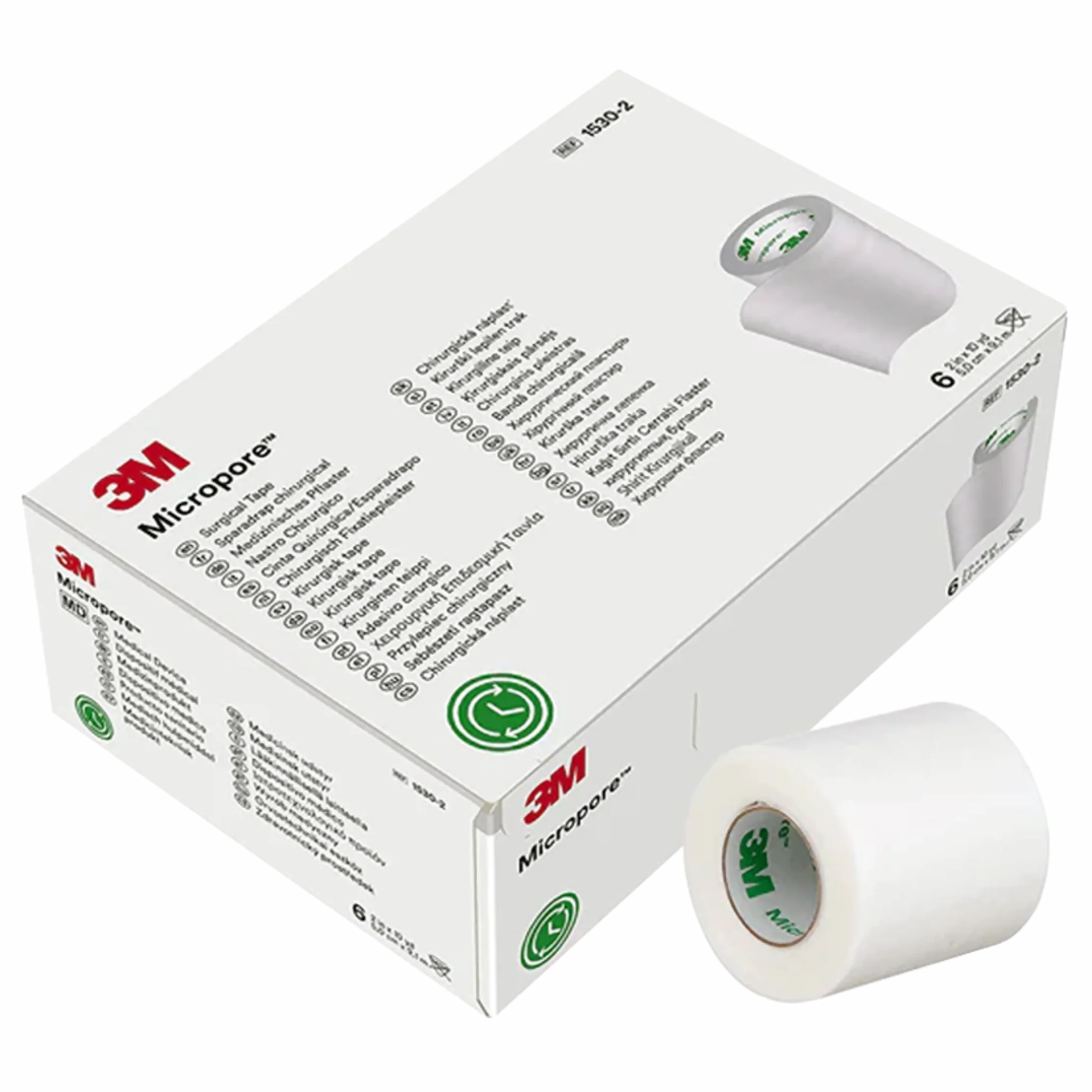 Tela Micropore S/D 5.0cm. x 9.1mts. 1530-2 3M. Insumos Médicos
