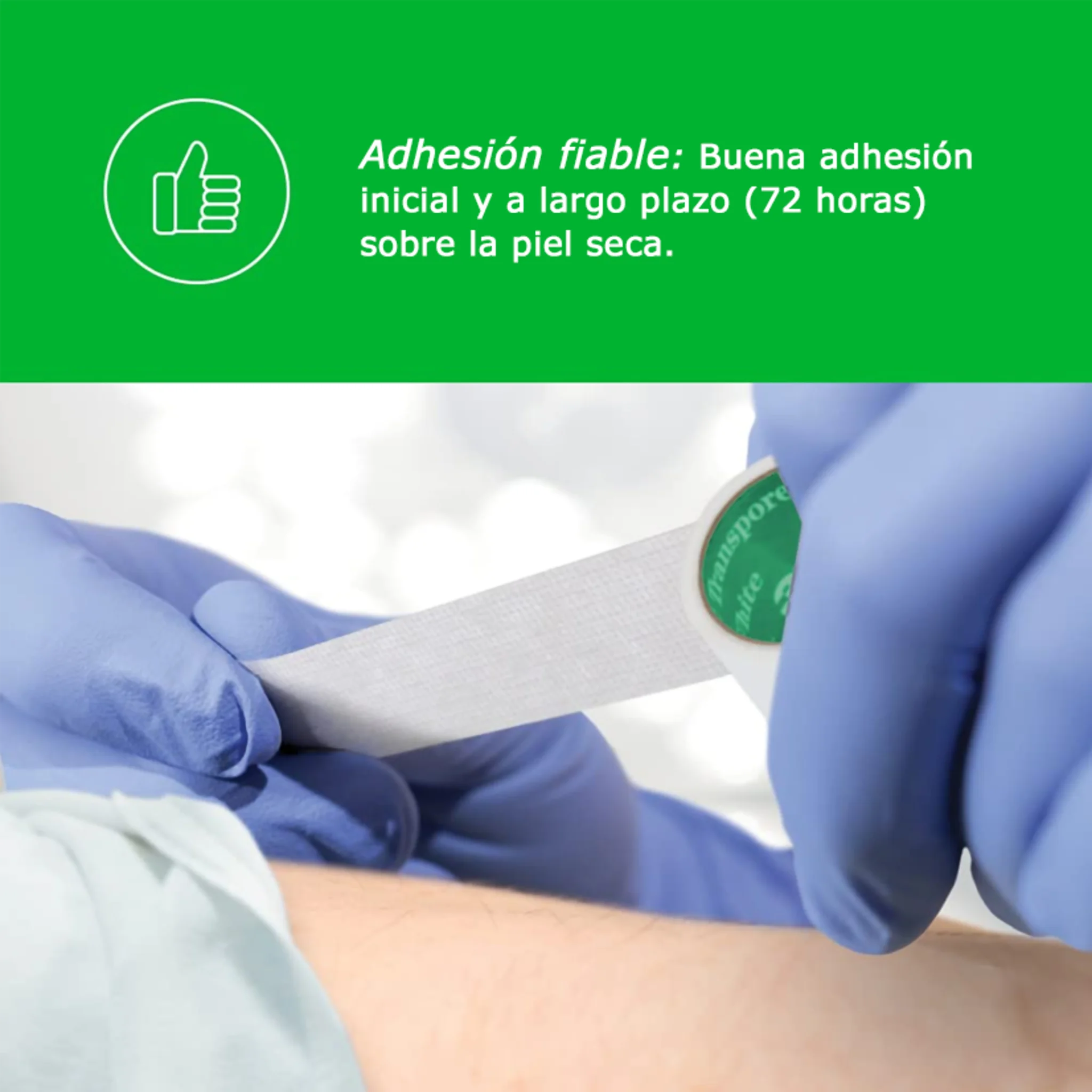 Tela Transpore White S/D 1534-1 1534-2 3M. Insumos Médicos