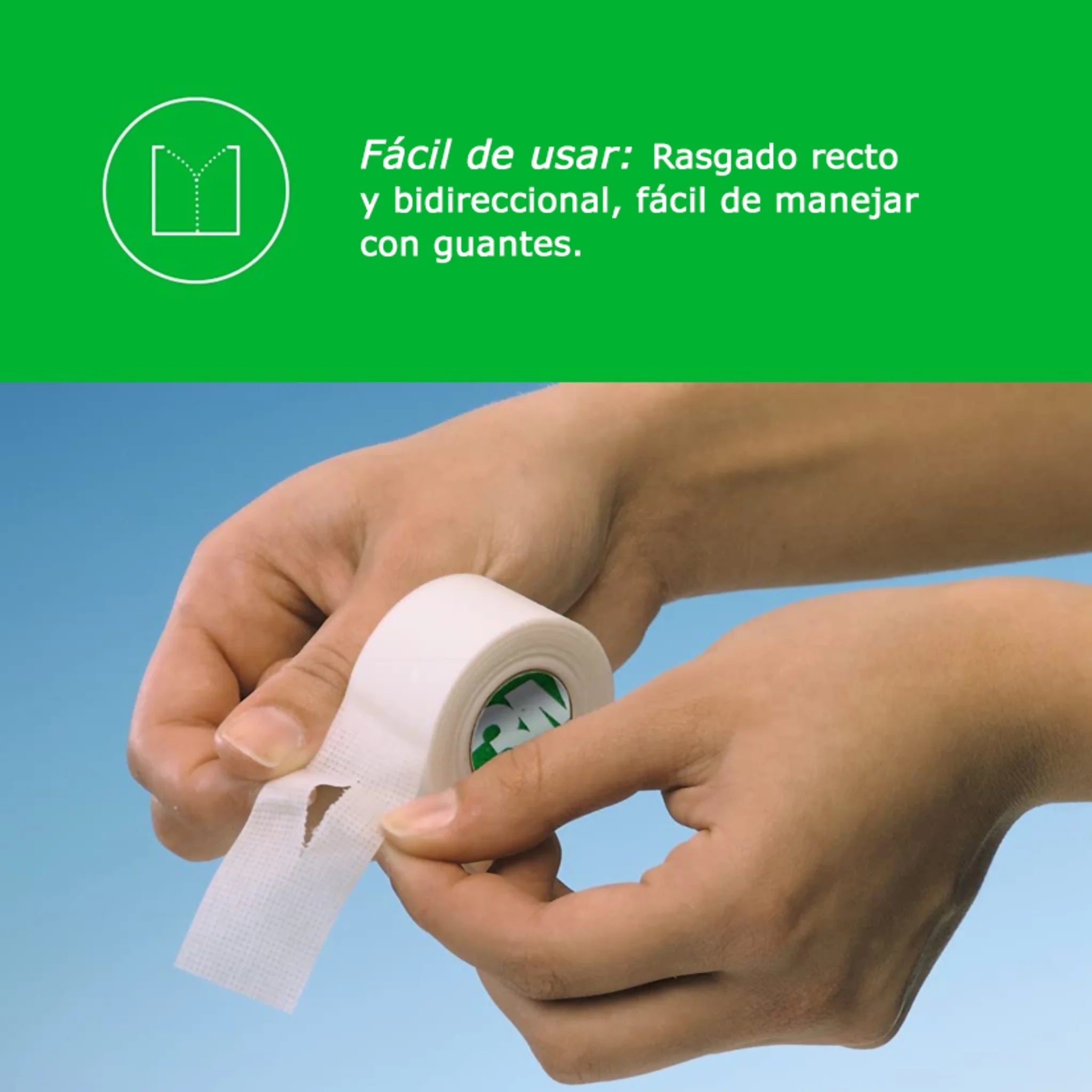 Tela Transpore White S/D 1534-1 1534-2 3M. Insumos Médicos