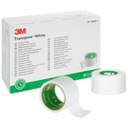 Tela Transpore White S/D 2.5cm. x 9.1mts. 1534-1 3M. Insumos Médicos