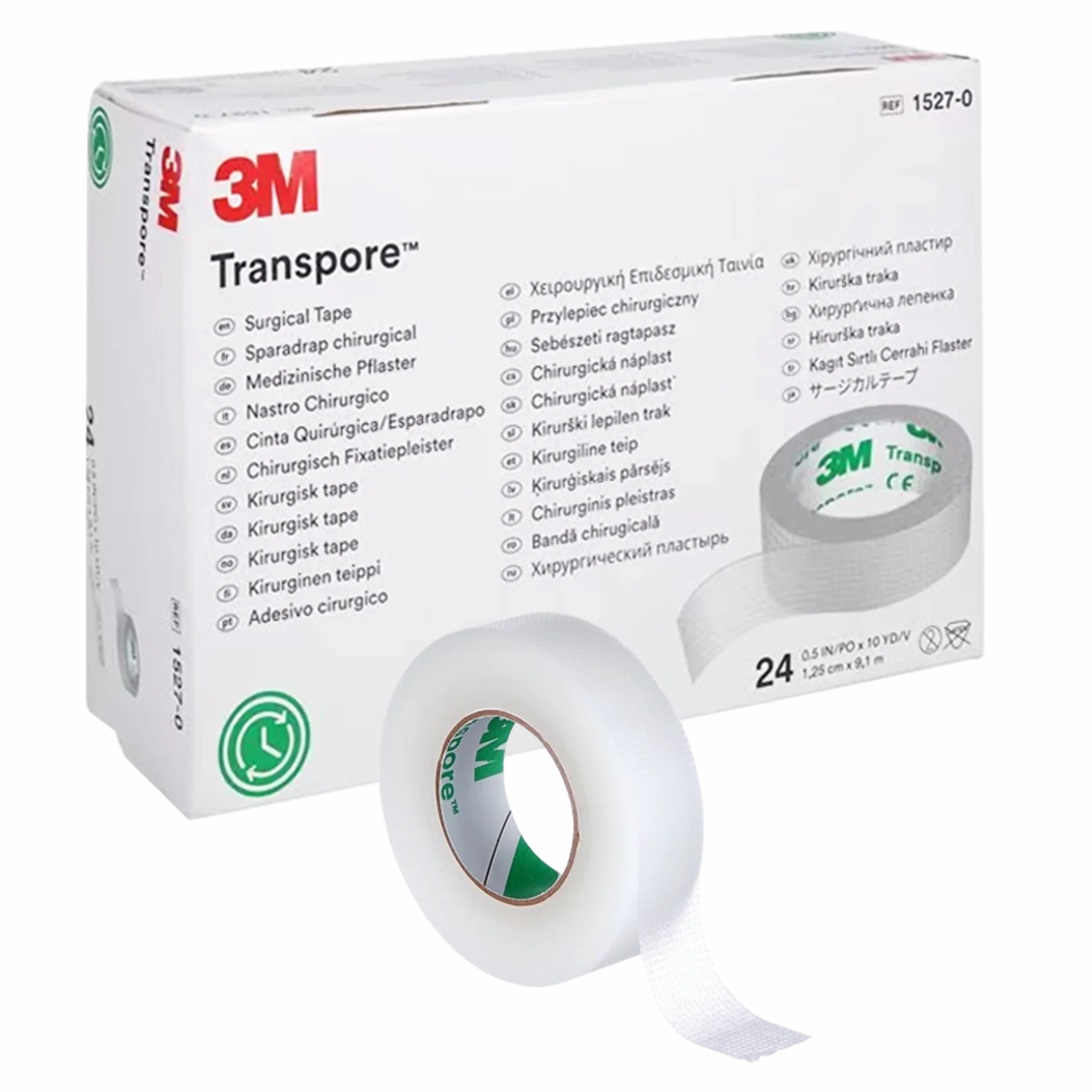 Tela Transpore 1.3cm. x 9.1mts. 1527-0 3M. Insumos Médicos