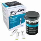 Toma de glicemia en tiras Accu-Chek® Instant. Insumos Médicos