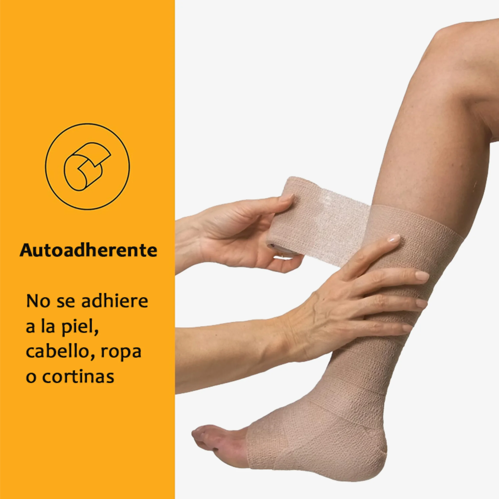 Venda Porosa Adhesiva Piel Coban. Insumos Médicos