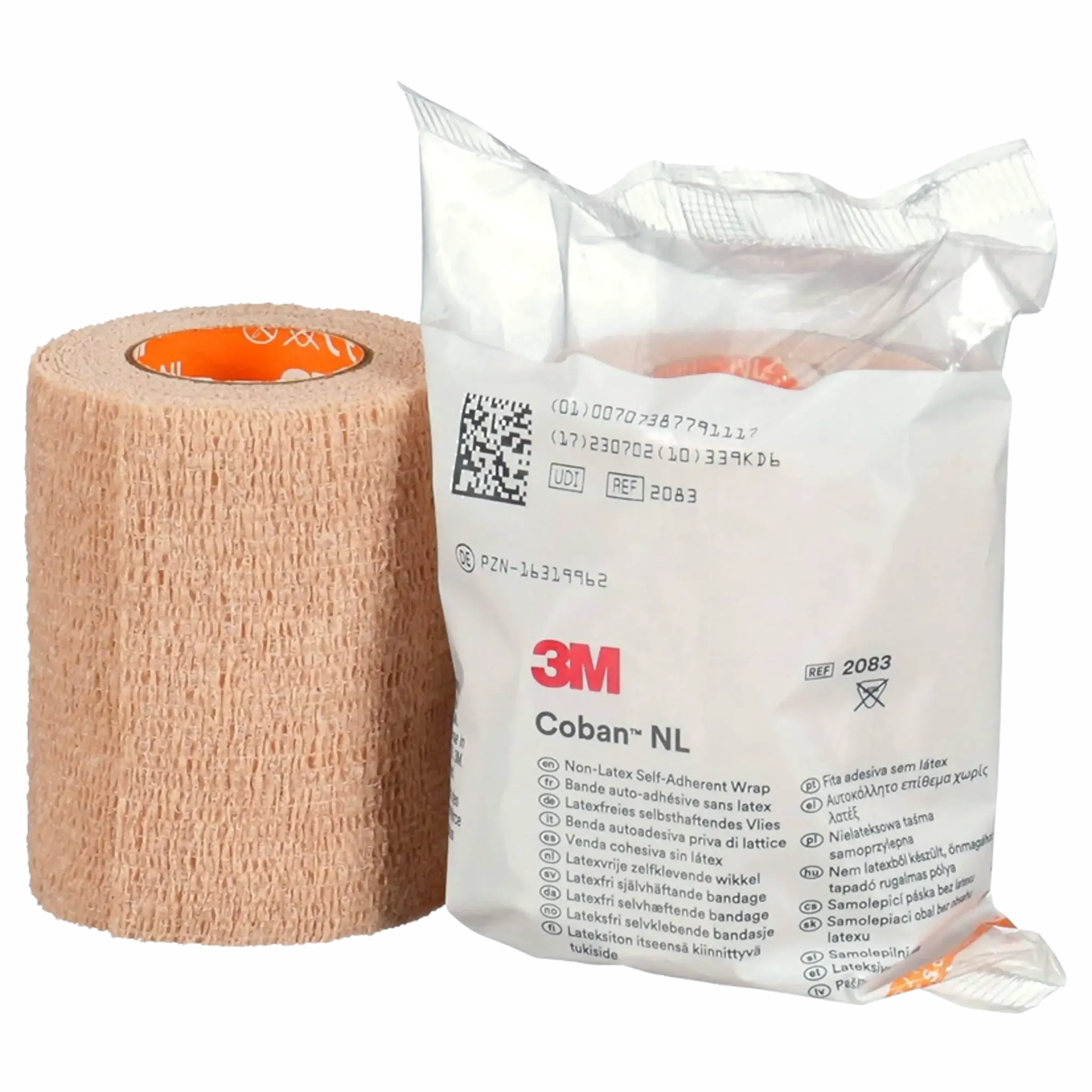 Venda Porosa Adhesiva Piel 7.5cm. x 4.5mts. Coban. Insumos Médicos