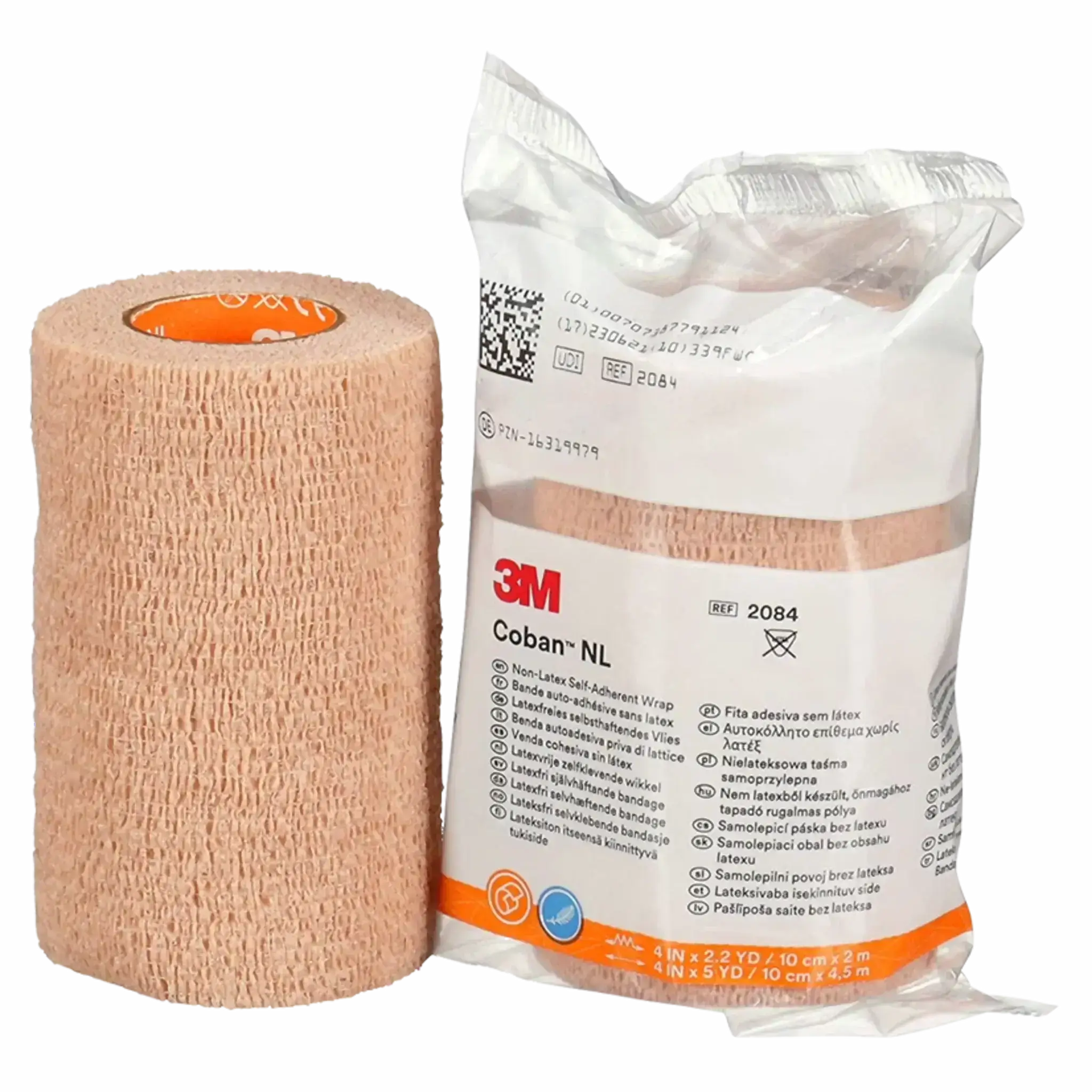 Venda Porosa Adhesiva Piel 10cm. x 4.5mts. Coban. Insumos Médicos