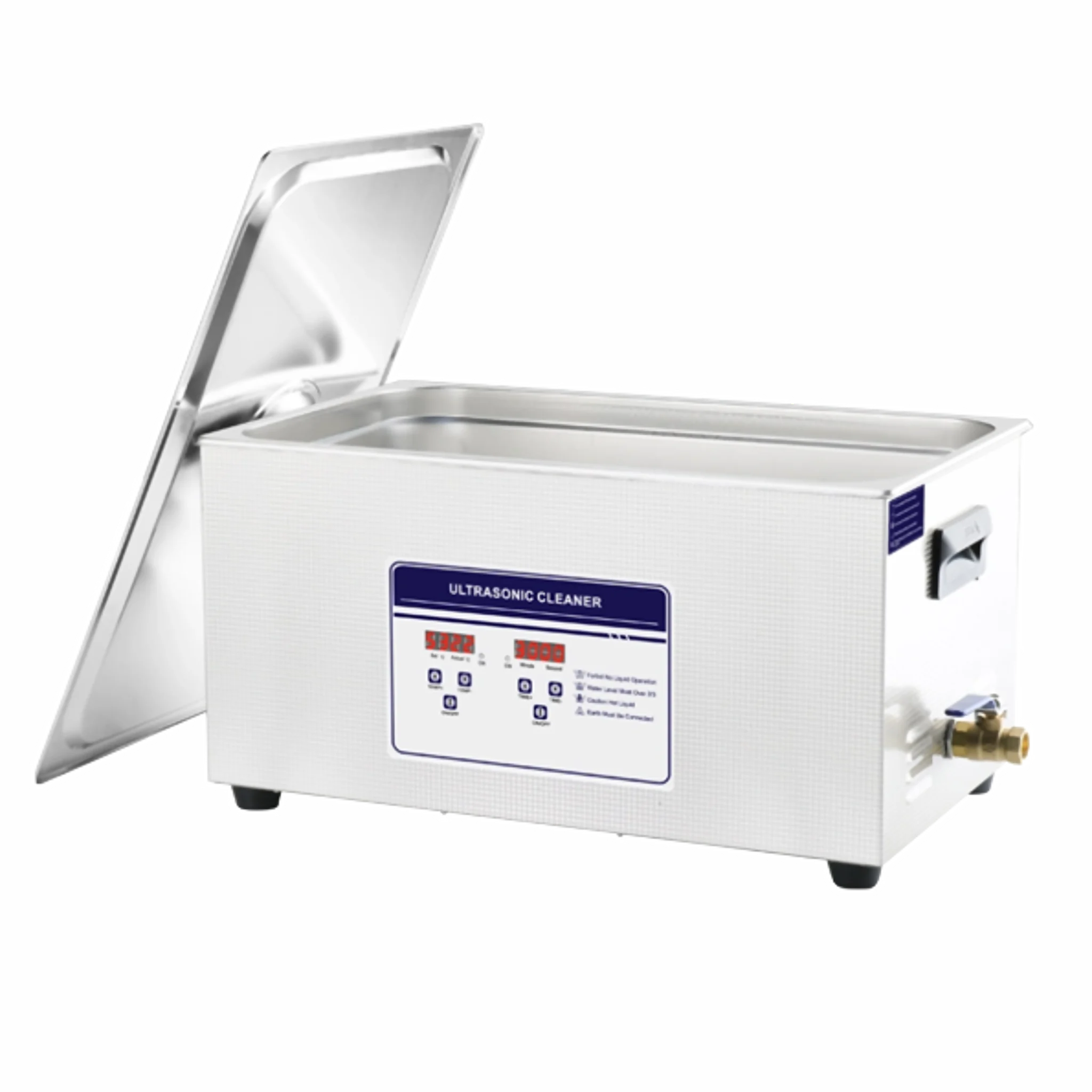 Baño de ultrasonido digital con calefacción 22 lts. Mod. 080S. Marca Revel Instruments. Equipos de Laboratorio