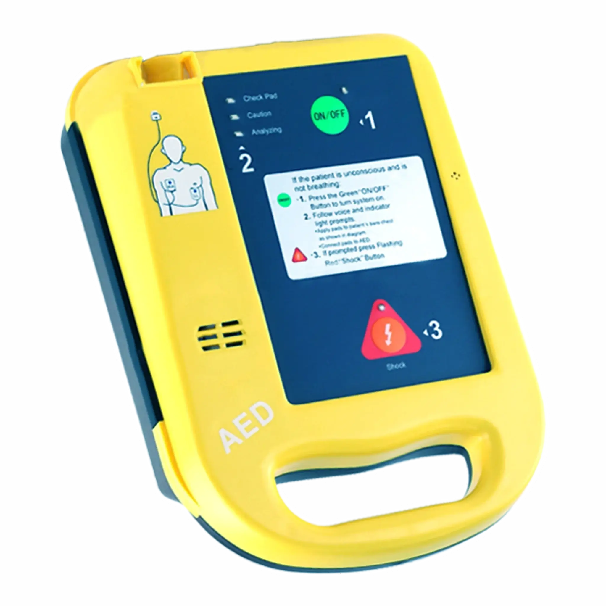 Desfibrilador portátil. Mod. AED-7000. Marca Meditech. Equipos Médicos