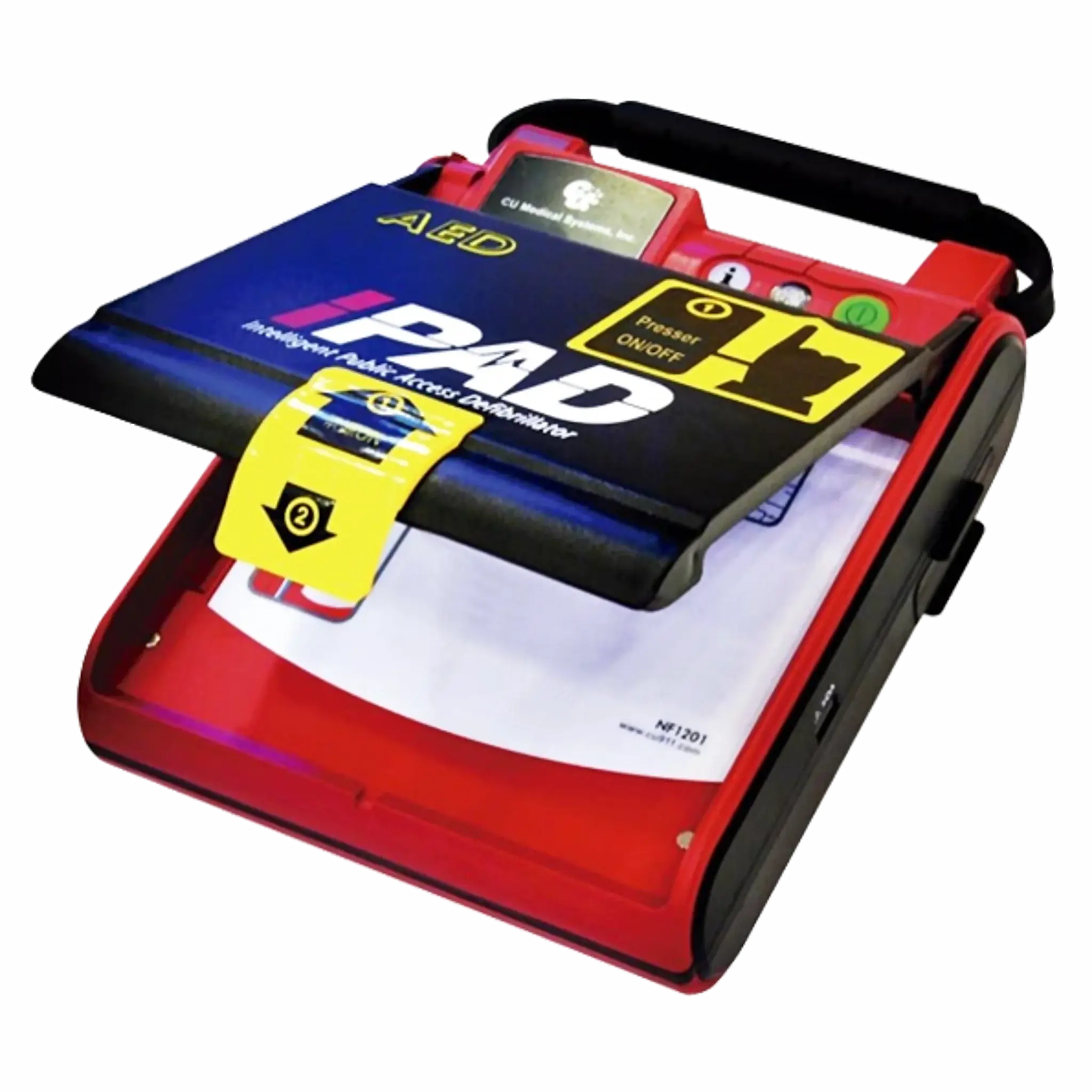 Desfibrilador DEA Automático. Mod. I-PAD-NF 1201. Marca CU Medical. Equipos Médicos