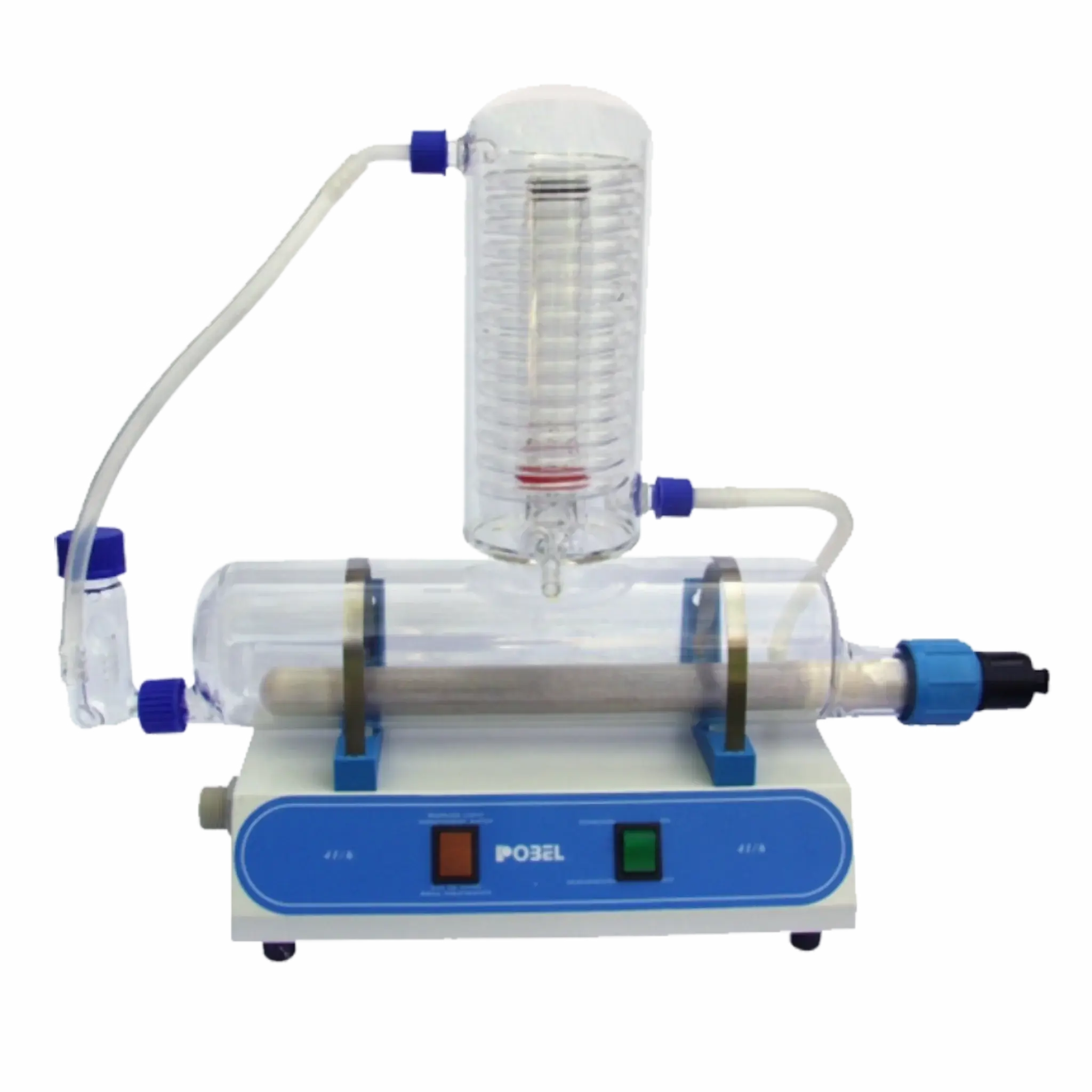 Destilador de agua de vidrio - capacidad de producción 4 litros/hora 3000W/220V. Mod. 710. Marca Pobel. Equipos de Laboratorio