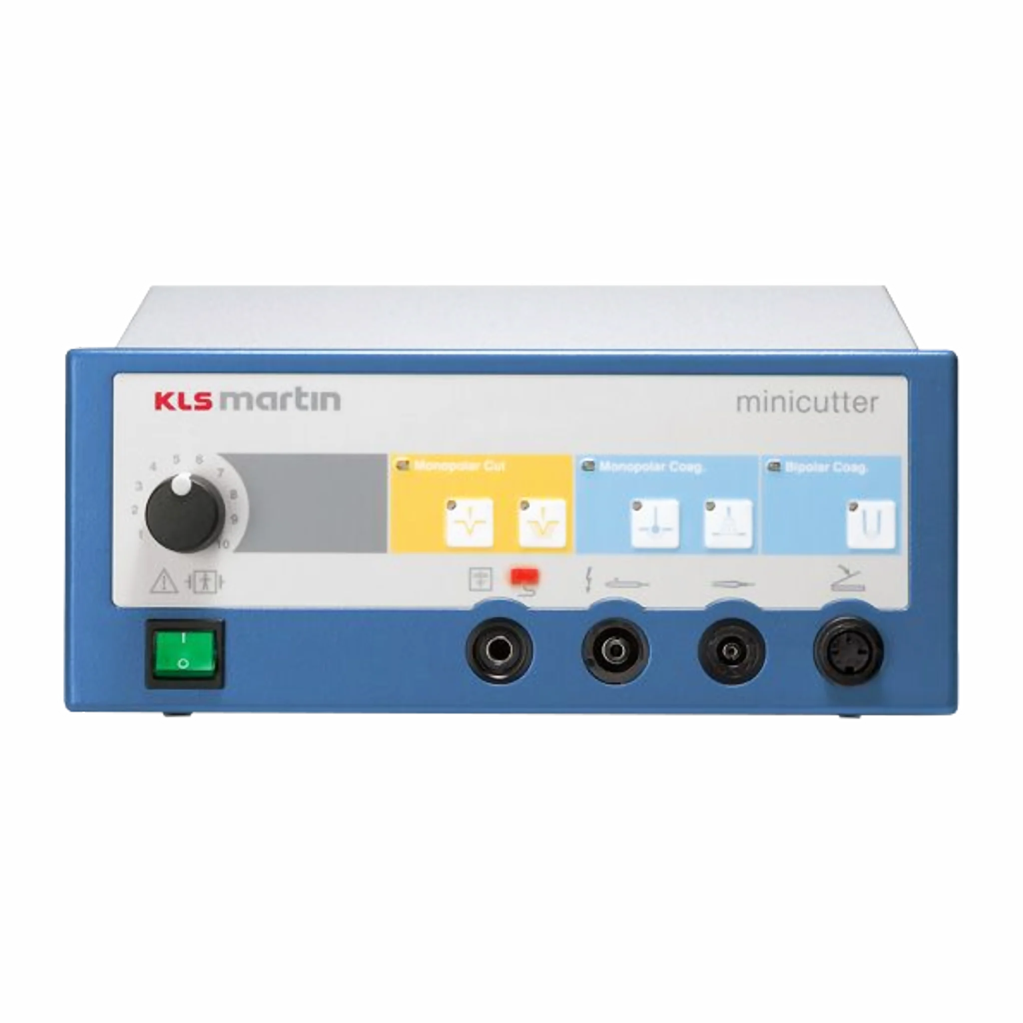 Electro bisturí Minicutter con accesorios. Marca KLS Martin. Equipos Médicos