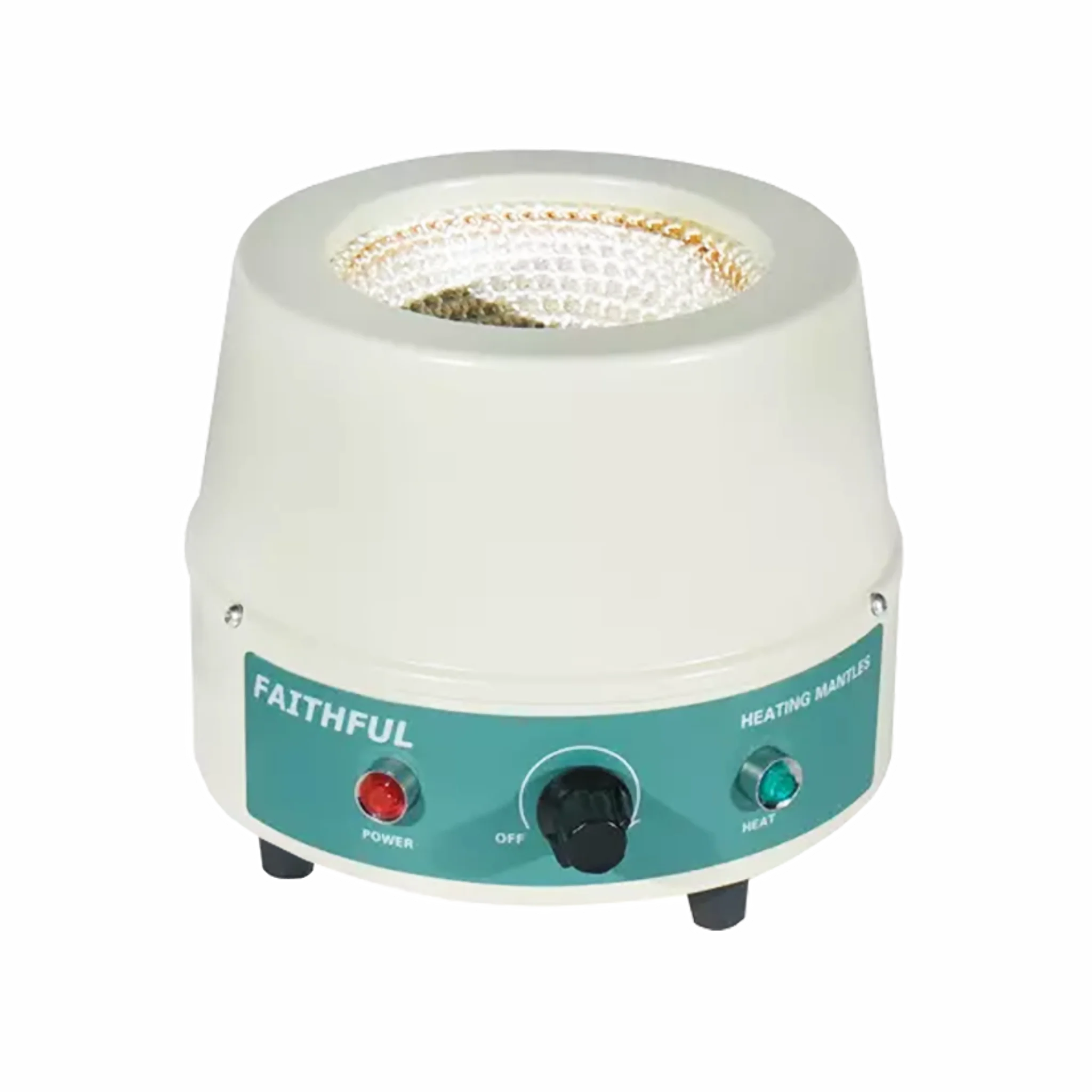 Manta calefactora con agitación 250ml. Marca Faithful. Equipos de Laboratorio