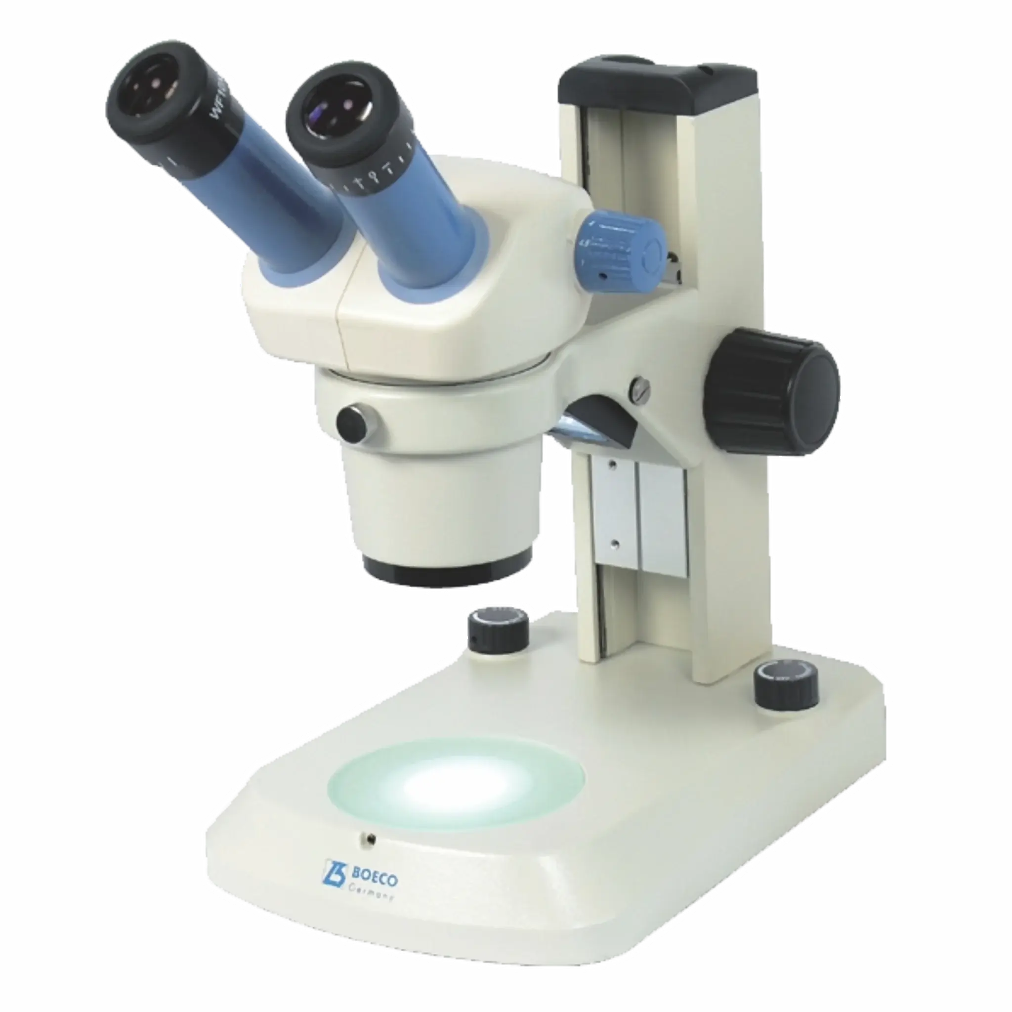 Microscopio ( Lupa ) estereoscópico binocular - luz incidente y transmitida. Mod. BS-80. Marca Boeco - Alemania. Equipos de Laboratorio