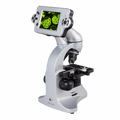 Microscopio monocular c/cámara digital incluida 2.0MP y pantalla LCD. - Objetivos 4X 10X y 40X. Mod. KS-45LCD. Marca KSL Instruments. Equipos de Laboratorio