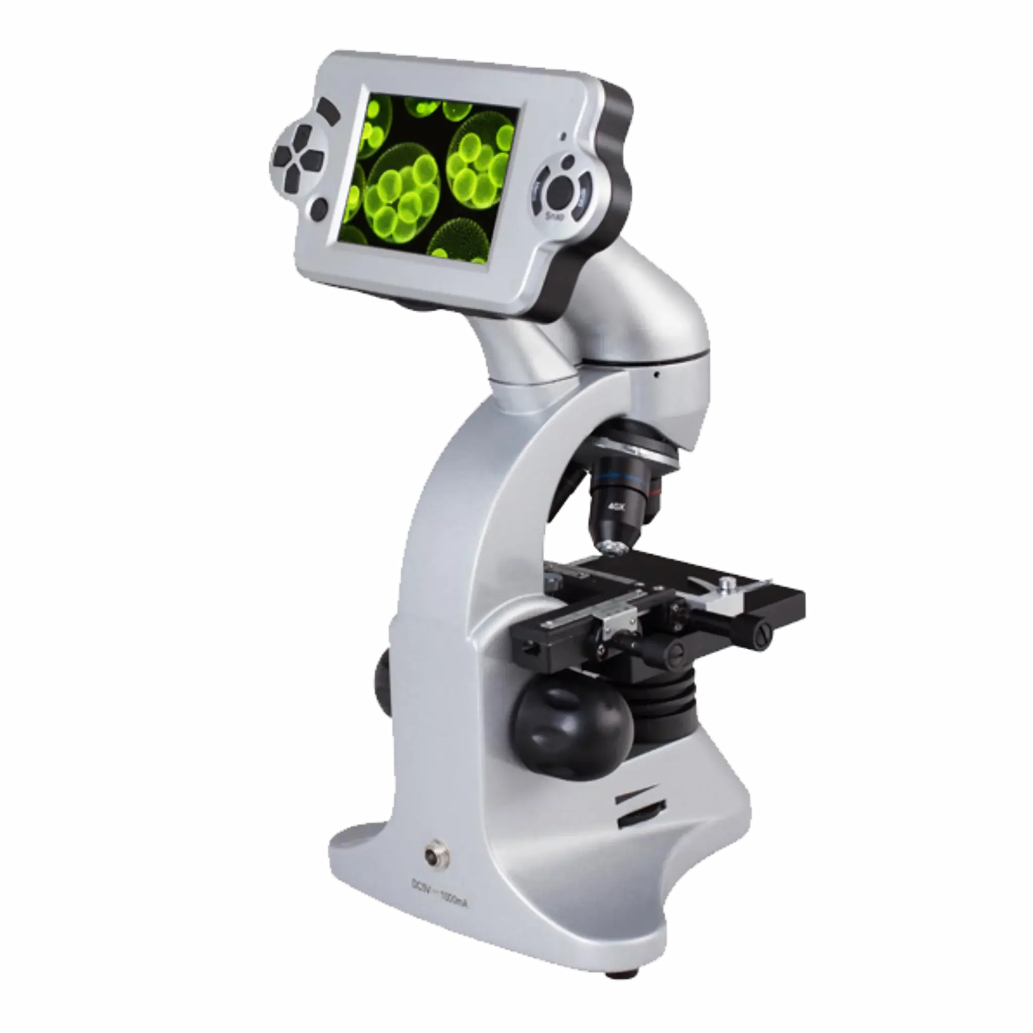 Microscopio monocular c/cámara digital incluida 2.0MP y pantalla LCD. - Objetivos 4X 10X y 40X. Mod. KS-45LCD. Marca KSL Instruments. Equipos de Laboratorio