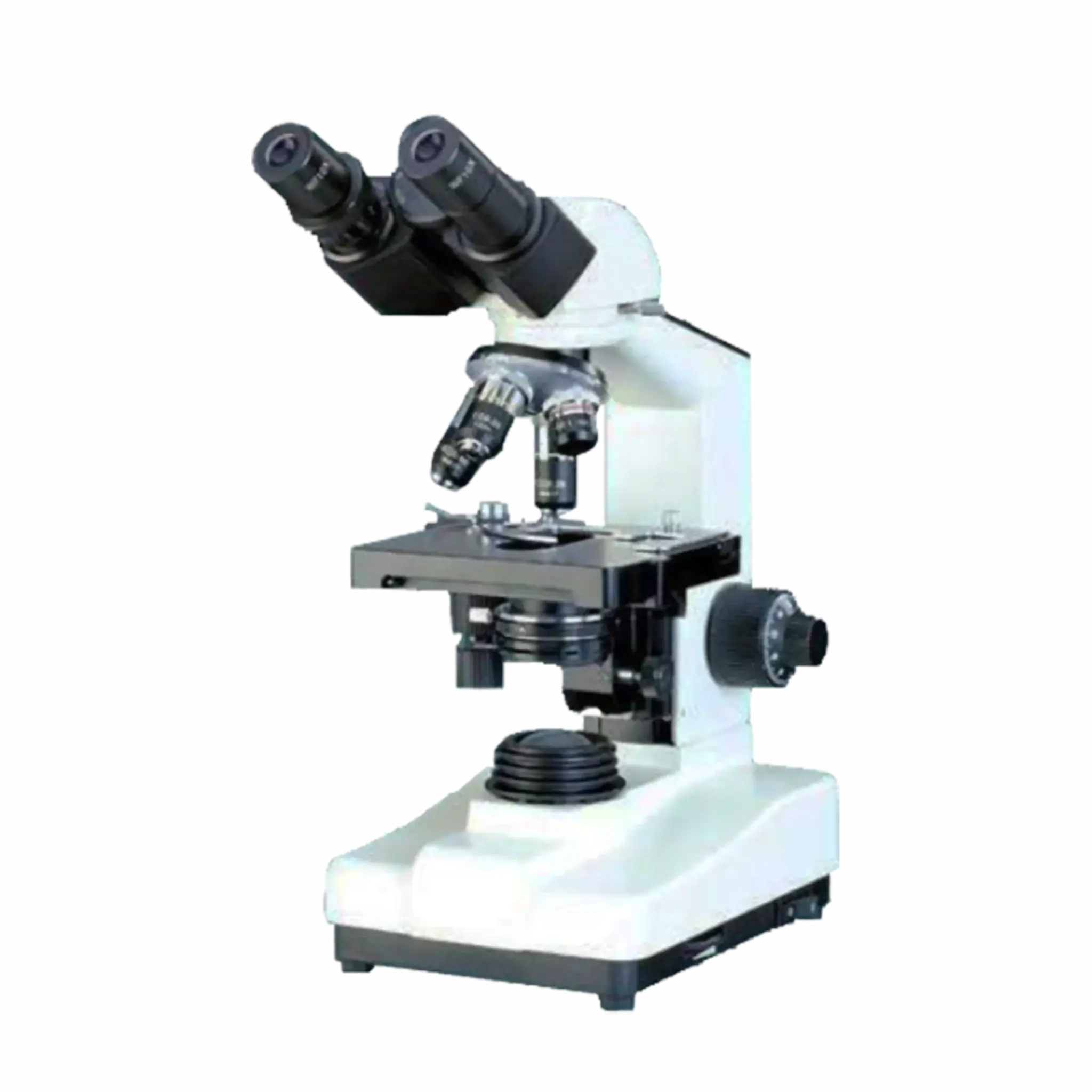 Microscopio binocular acromático 4-10-40 y 100X. Mod. VWL135A HBG. Marca Visual Wisc. Equipos de Laboratorio