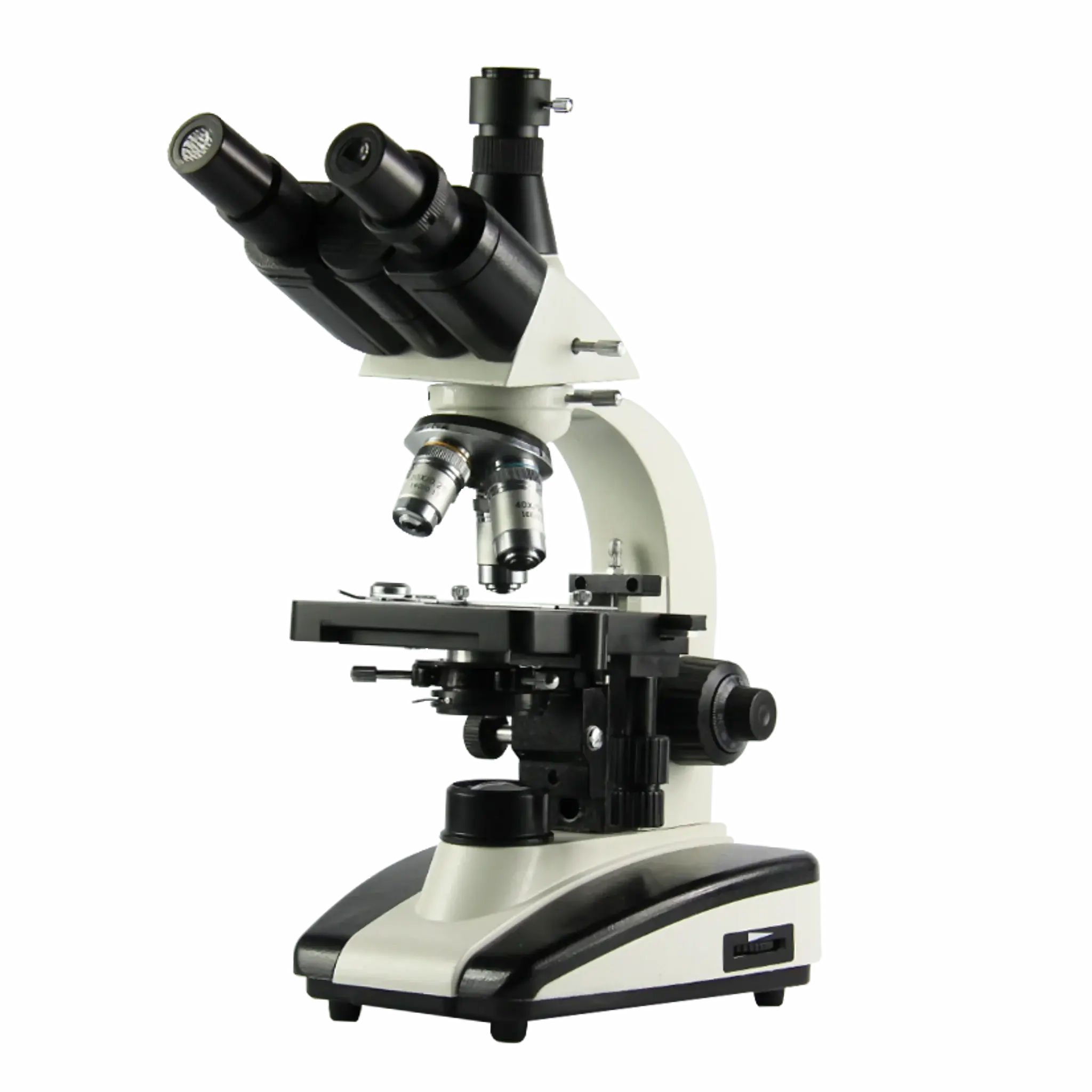 Microscopio biológico trinocular acromático 4 objetivos. Mod. XSP-136SM. Marca Revel Instruments. Equipos de Laboratorio