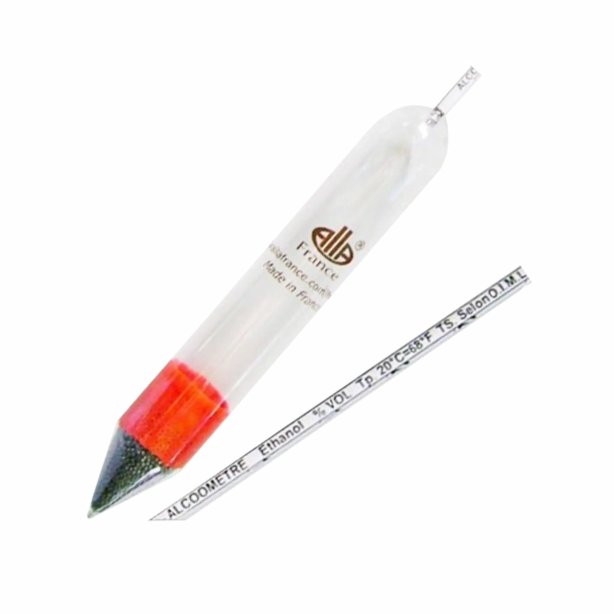 Mostímetro para Chile 0.980 - 1.130 div 0.001 con 2 escalas gr/ml y % vol. Equipos de Laboratorio