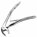 Forcep Inglés Pediátrico Curvo Sobre el Plano. Instrumental Quirúrgico